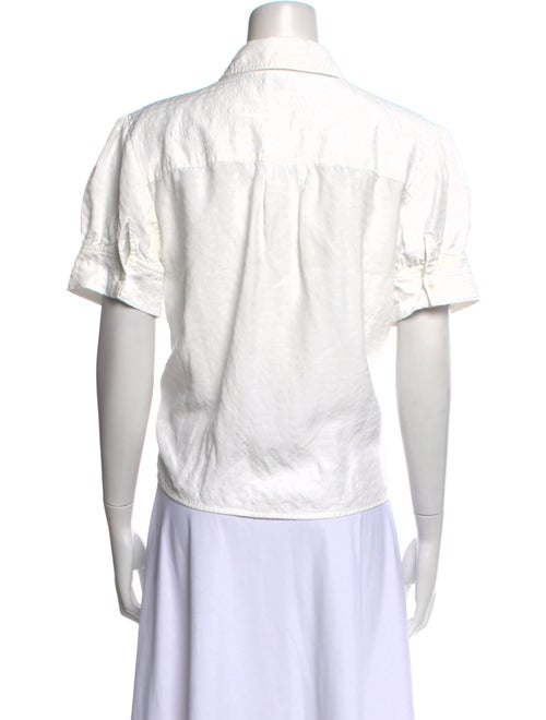 Tanya Taylor Short Sleeve Button-Up Top