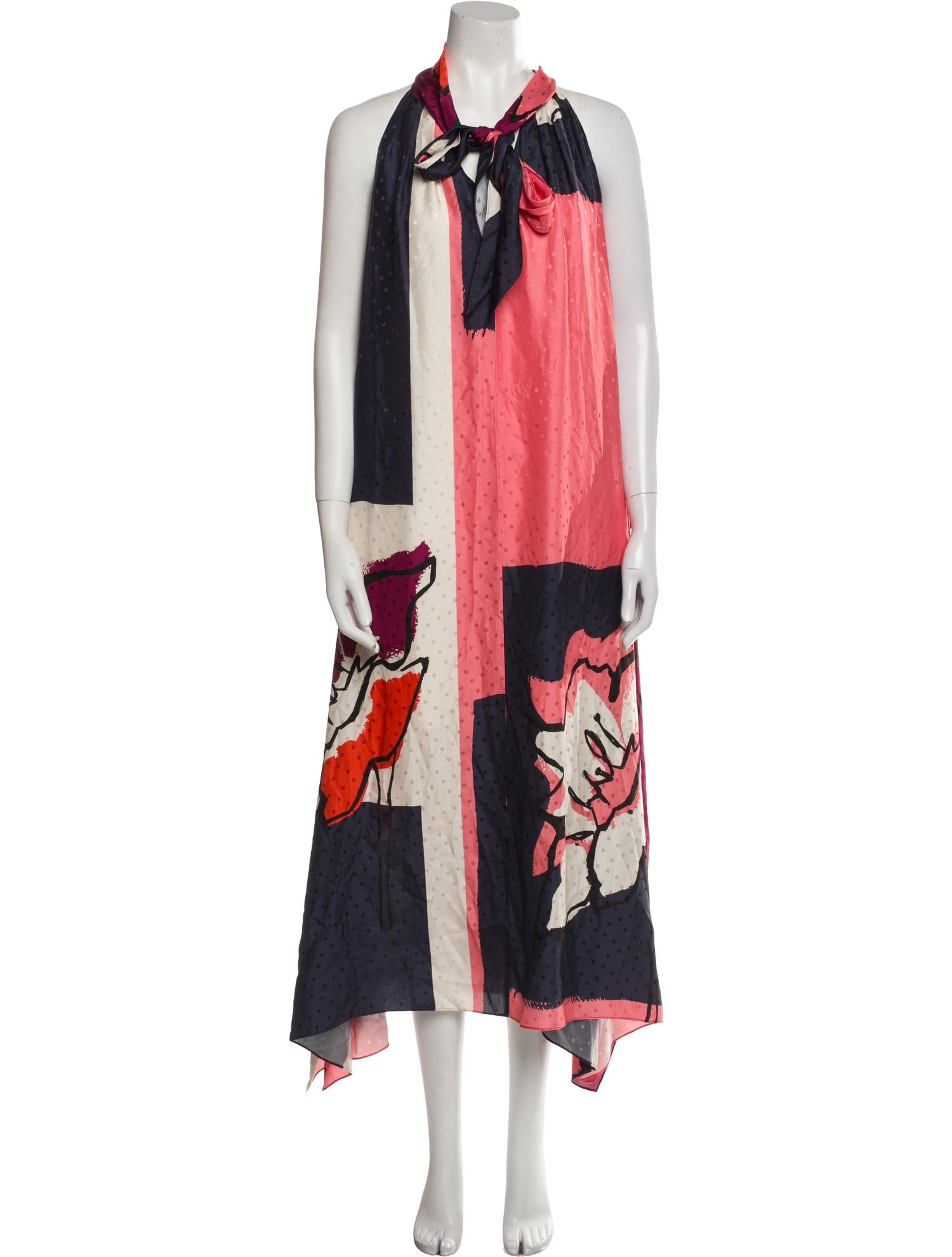 Tanya Taylor Silk Long Dress