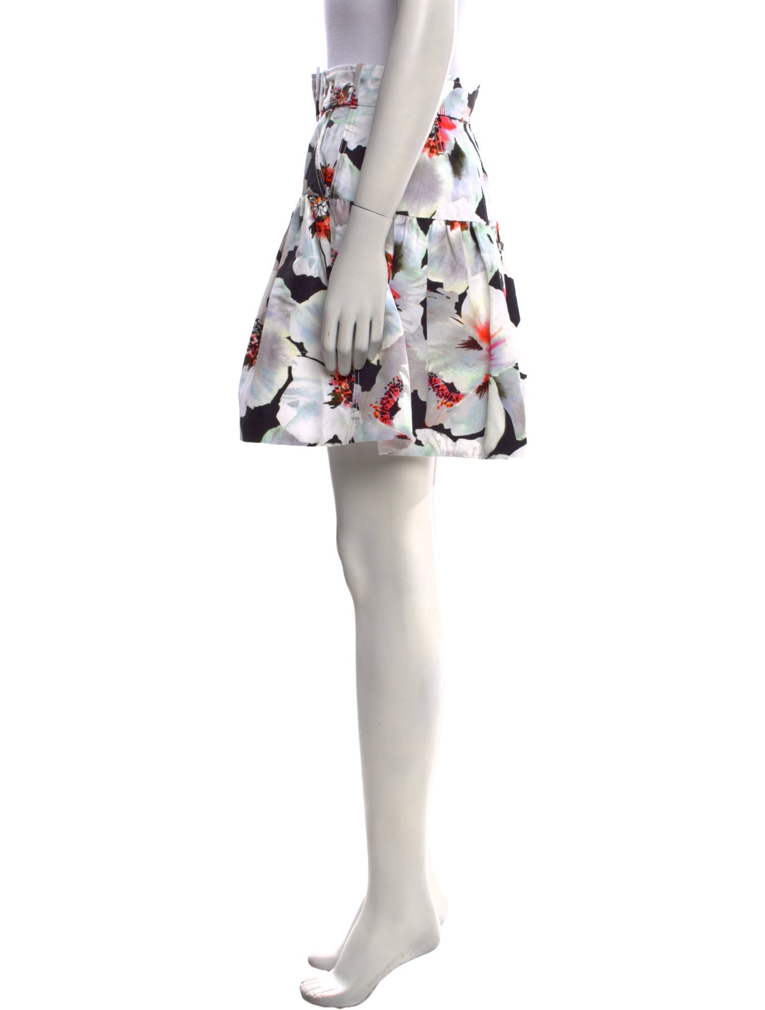 Tanya Taylor Floral Print Mini Skirt