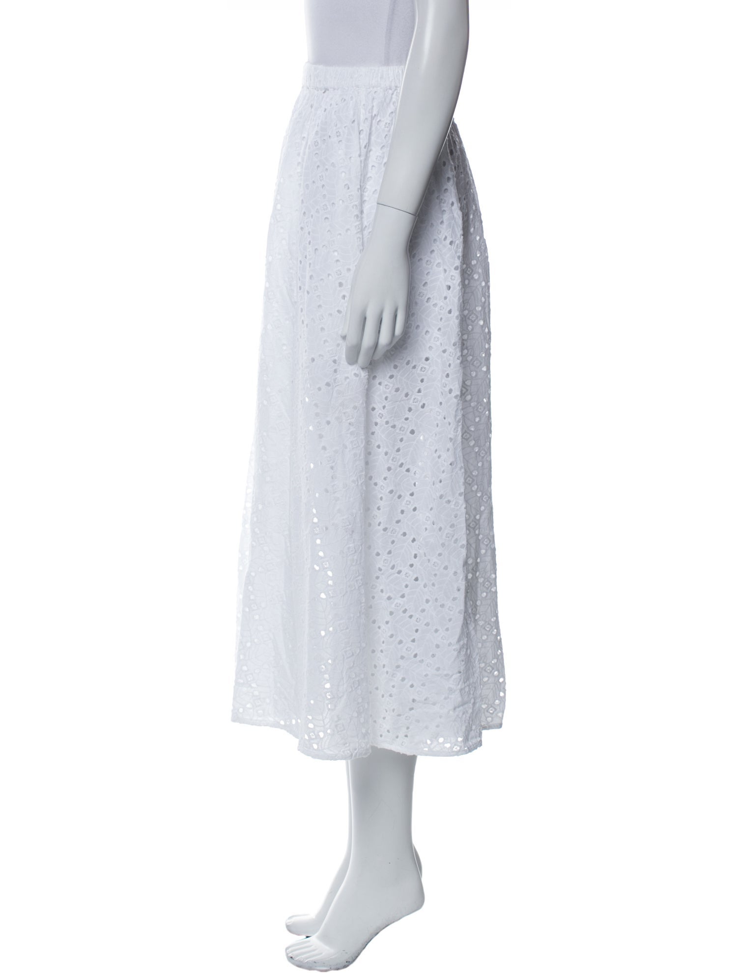 Tanya Taylor Lace Pattern Midi Length Skirt w/ Tags