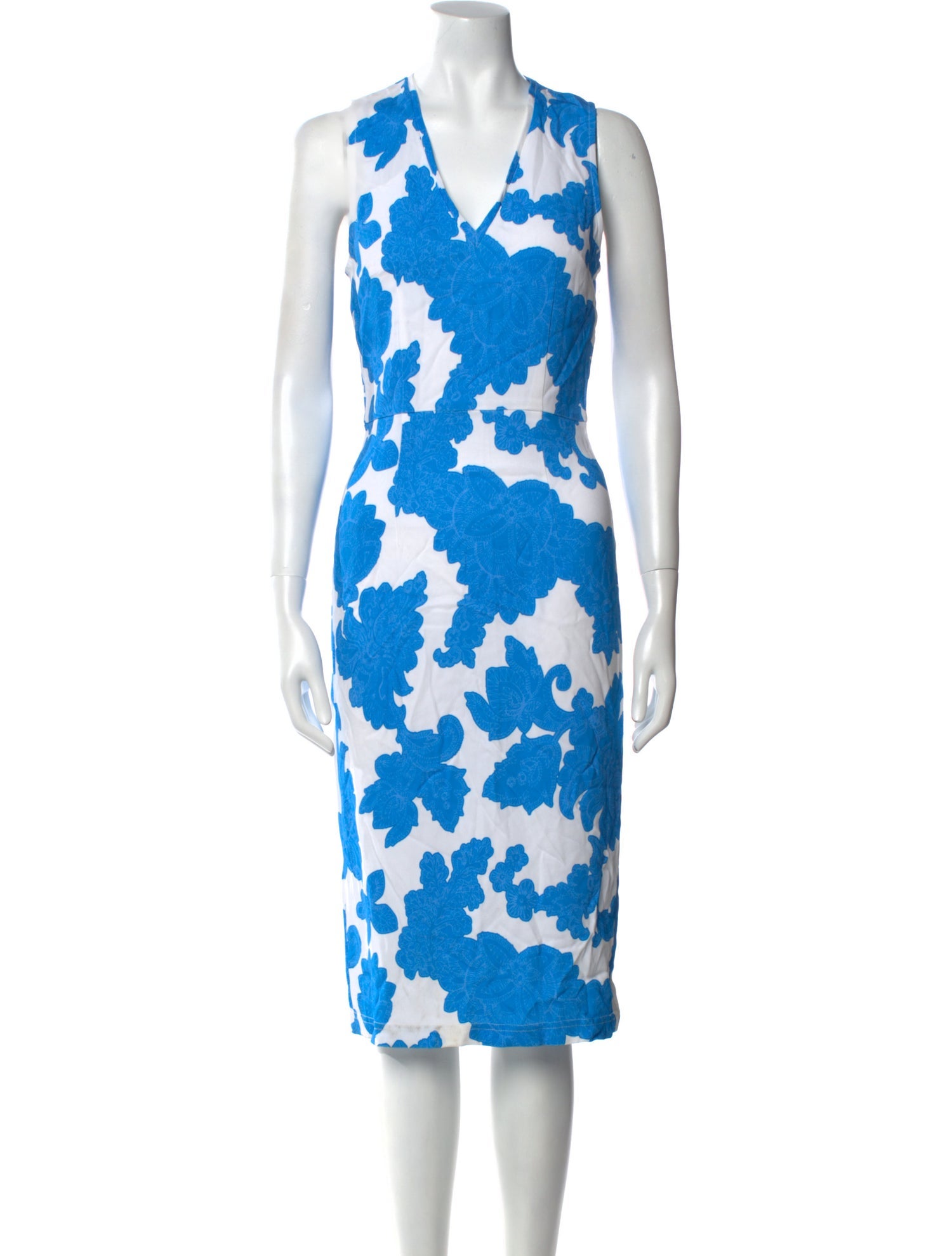 Tanya Taylor Printed Midi Length Dress