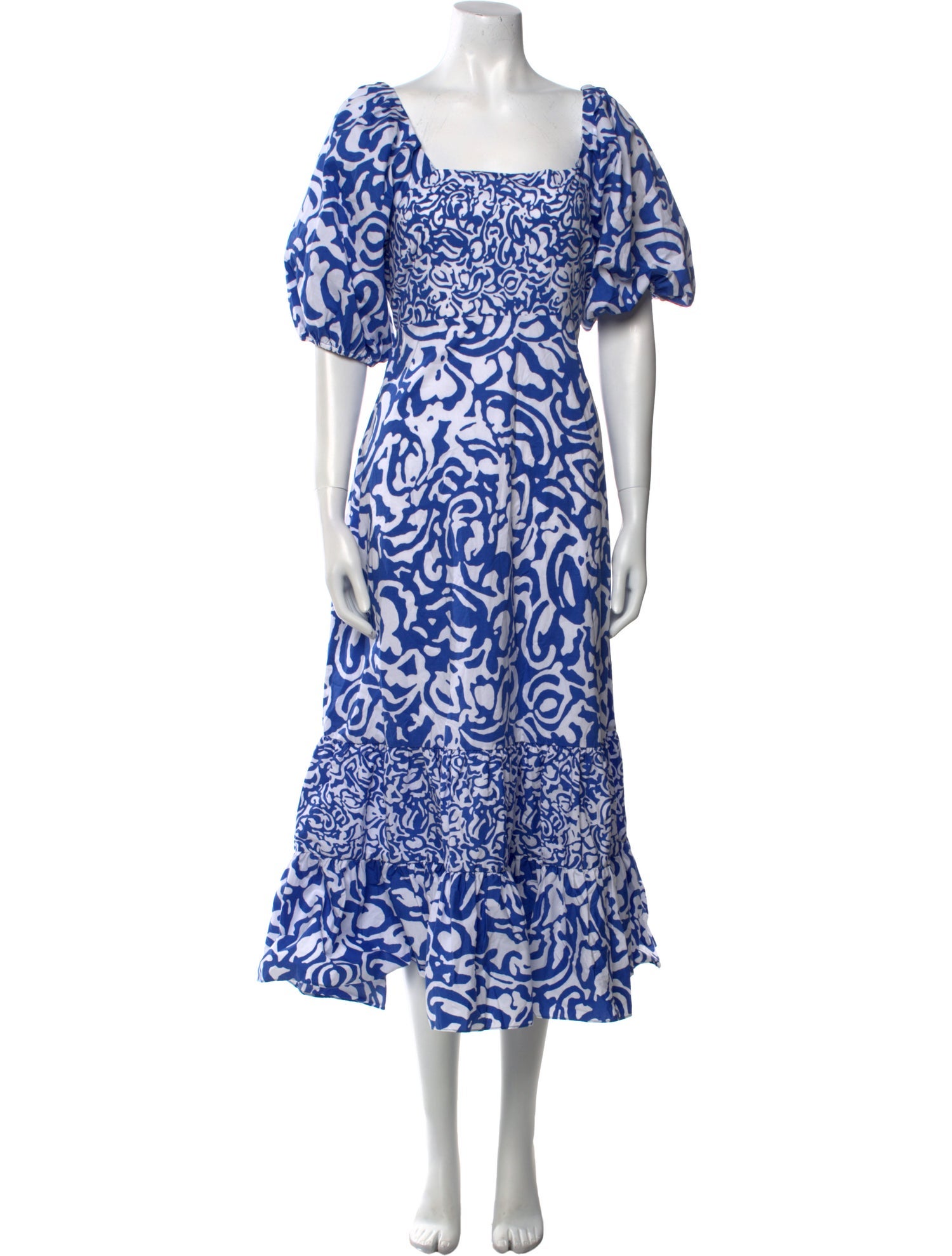 Tanya Taylor Printed Midi Length Dress w/ Tags