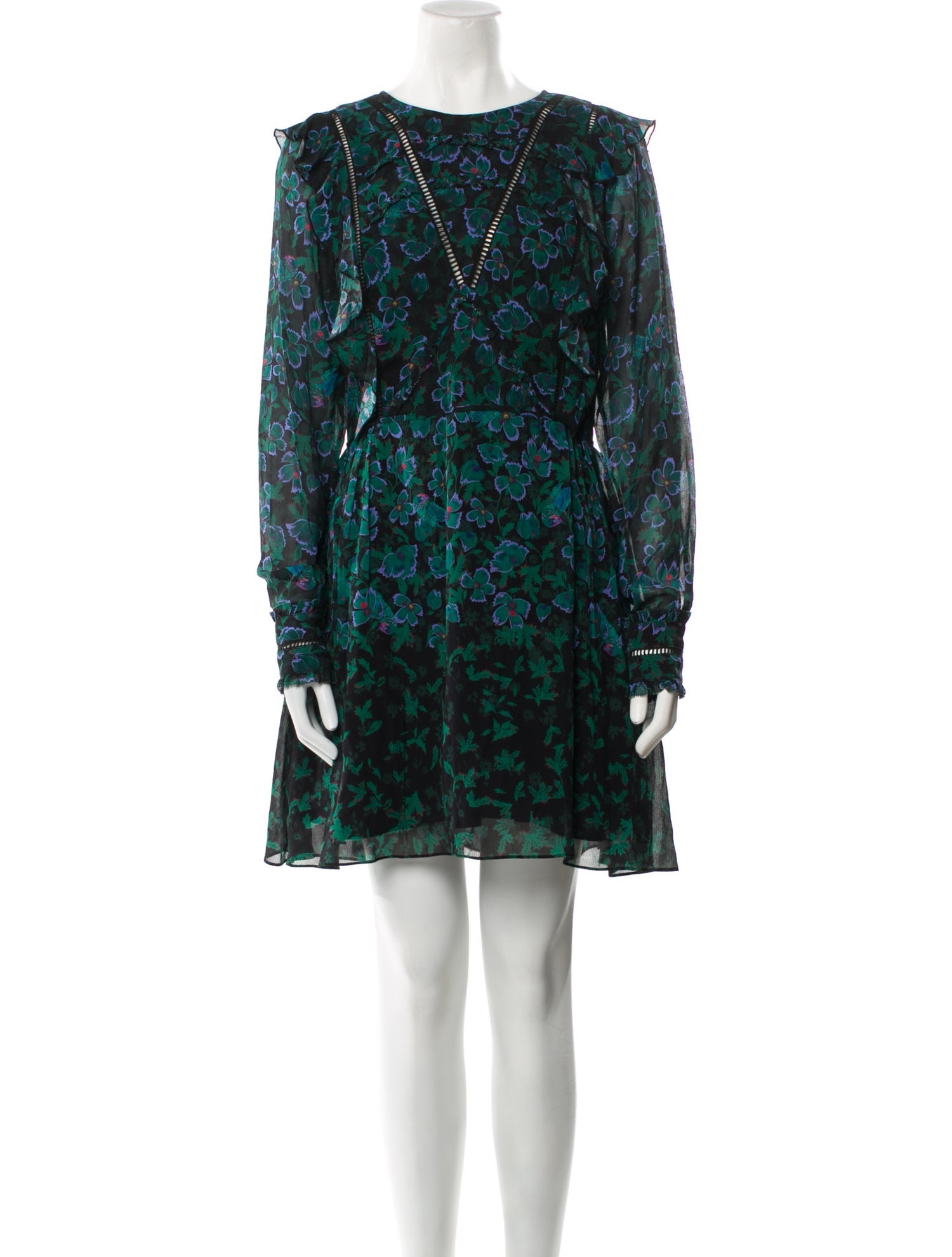 Tanya Taylor Silk Mini Dress