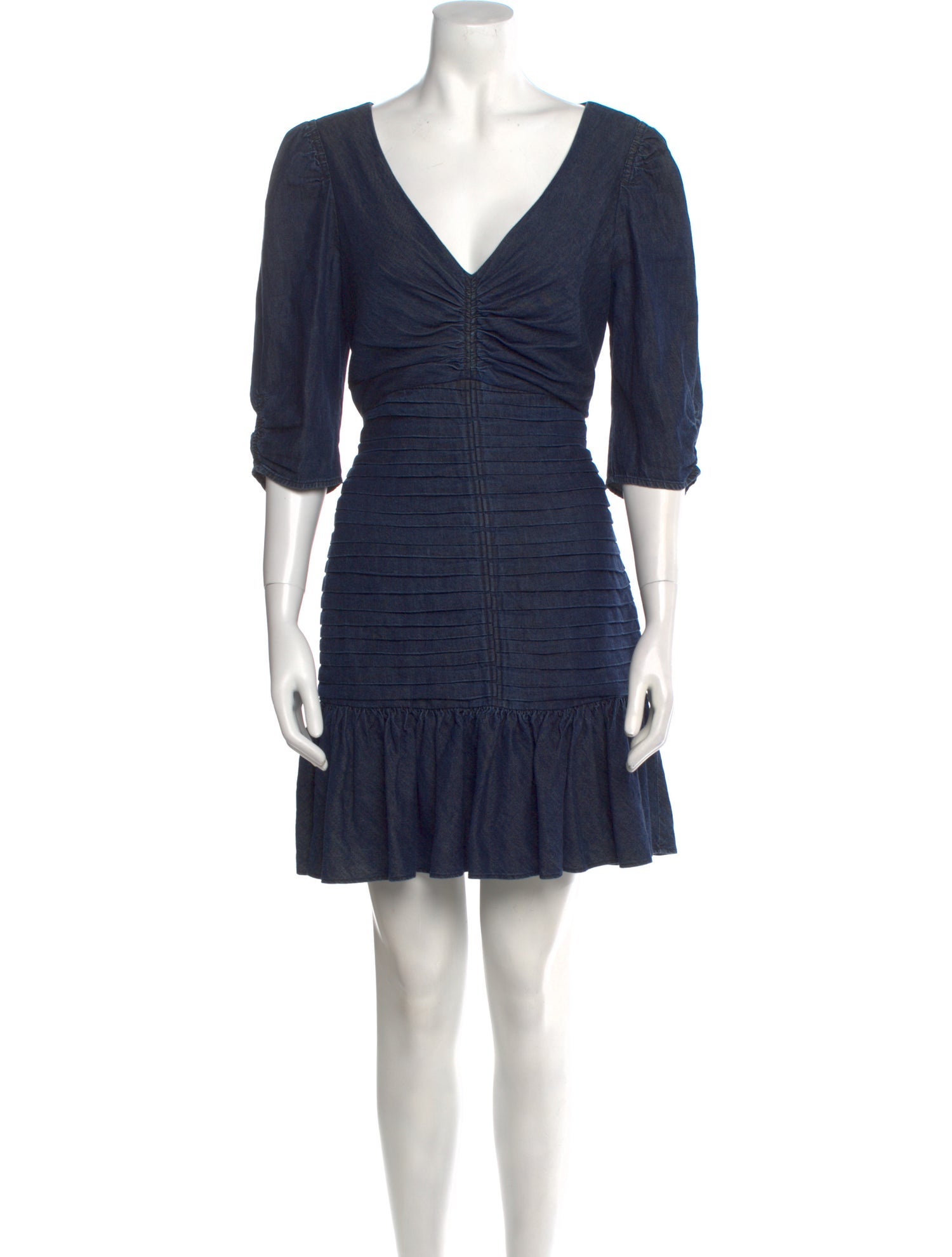 Tanya Taylor V-Neck Mini Dress