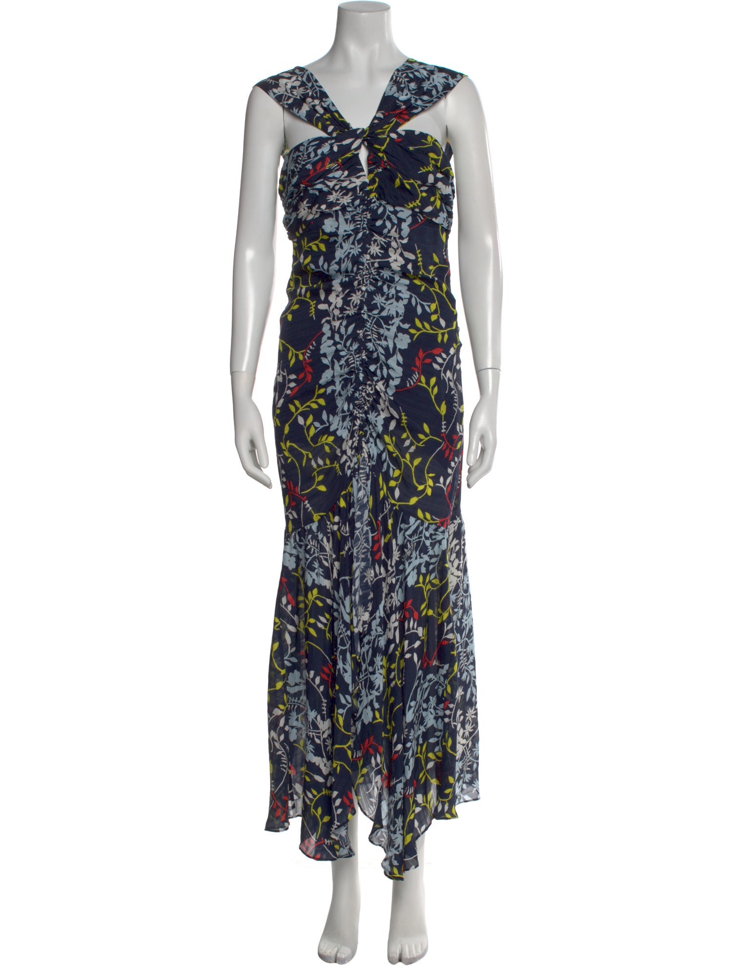 Tanya Taylor Silk Long Dress