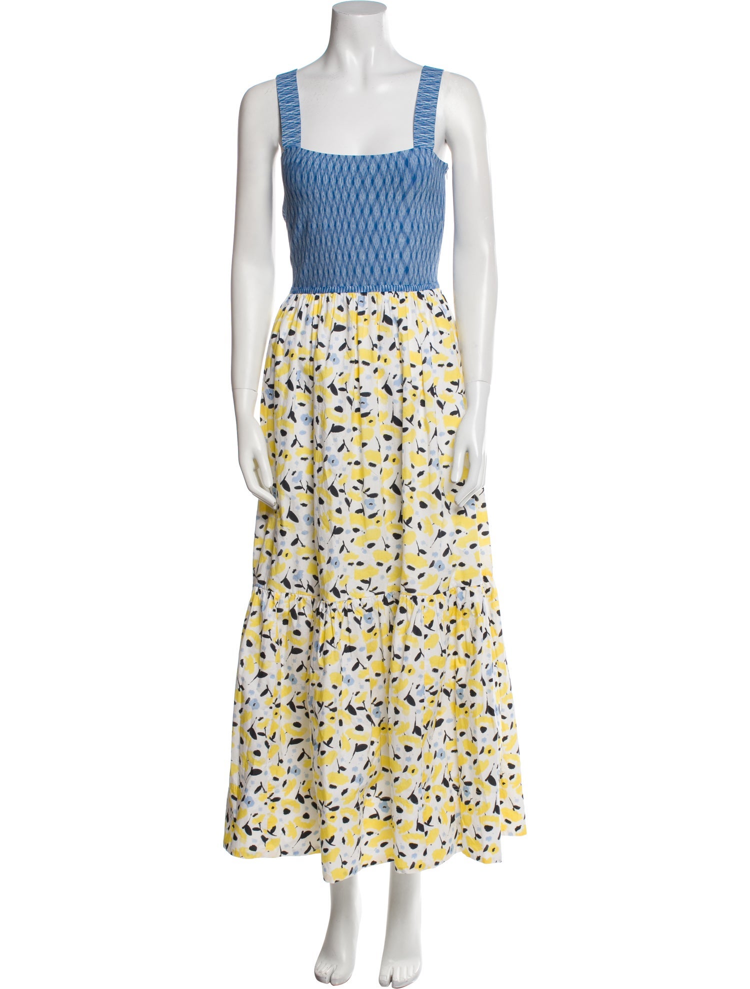 Tanya Taylor Printed Long Dress