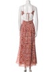 Tanya Taylor Printed Long Dress