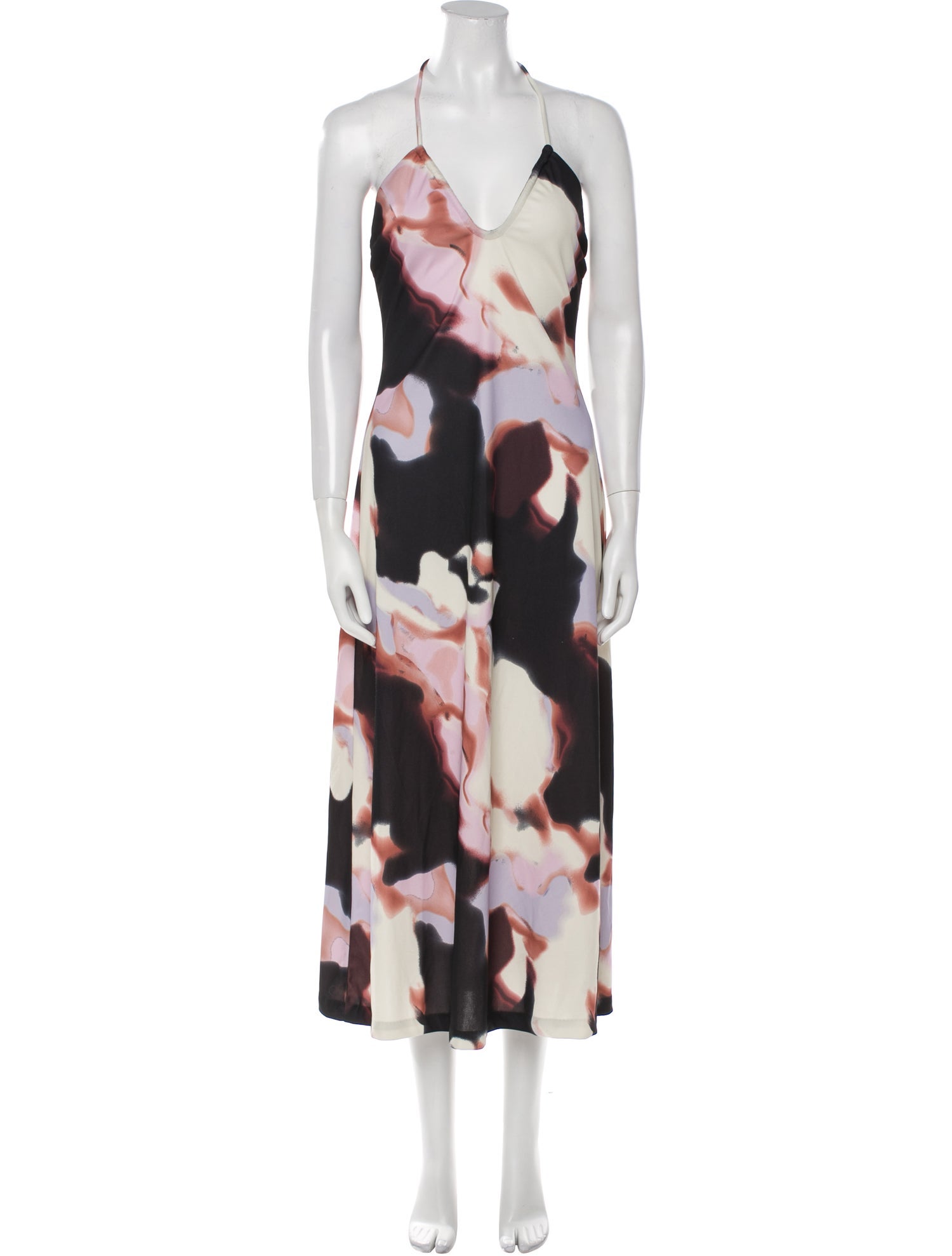 Tanya Taylor Printed Midi Length Dress