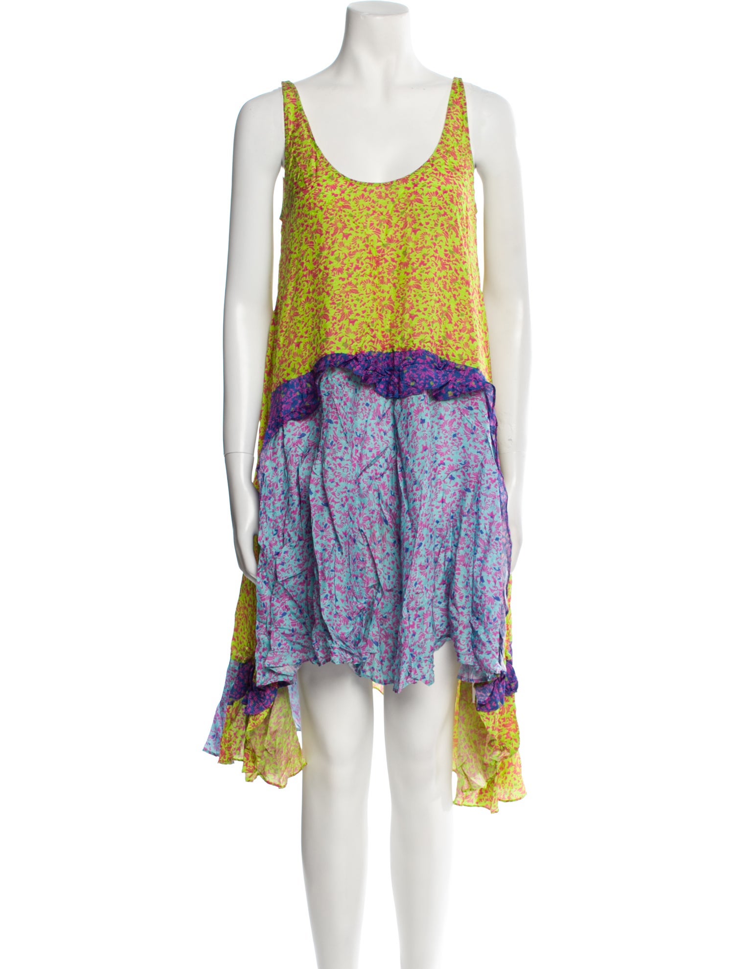 Tanya Taylor Floral Print Knee-Length Dress w/ Tags