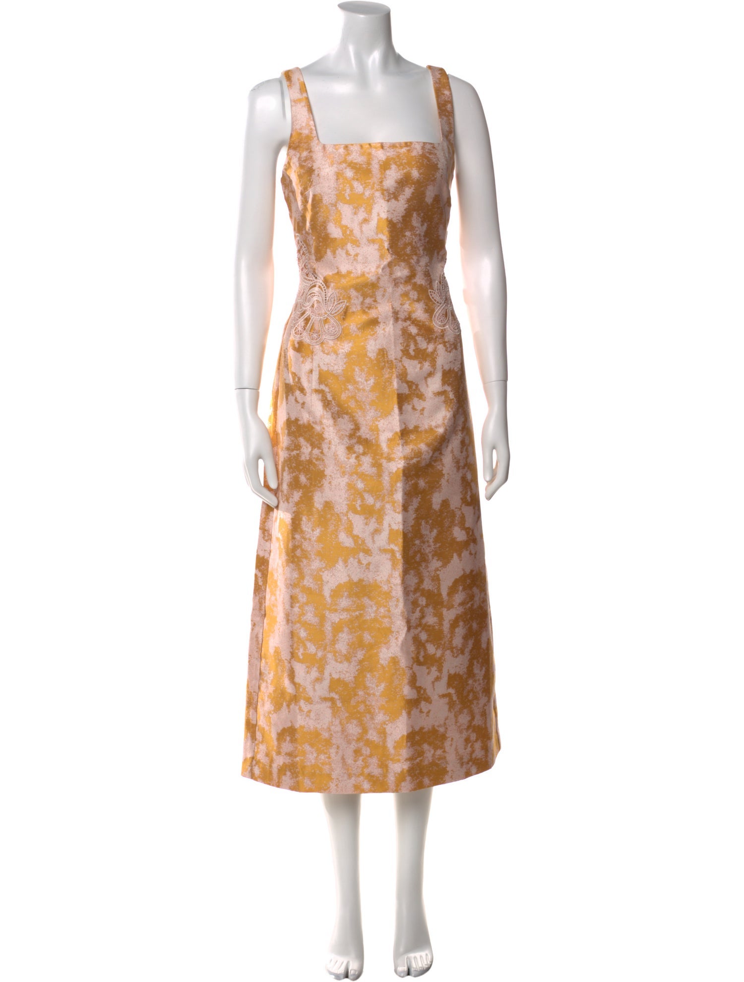 Tanya Taylor Printed Long Dress