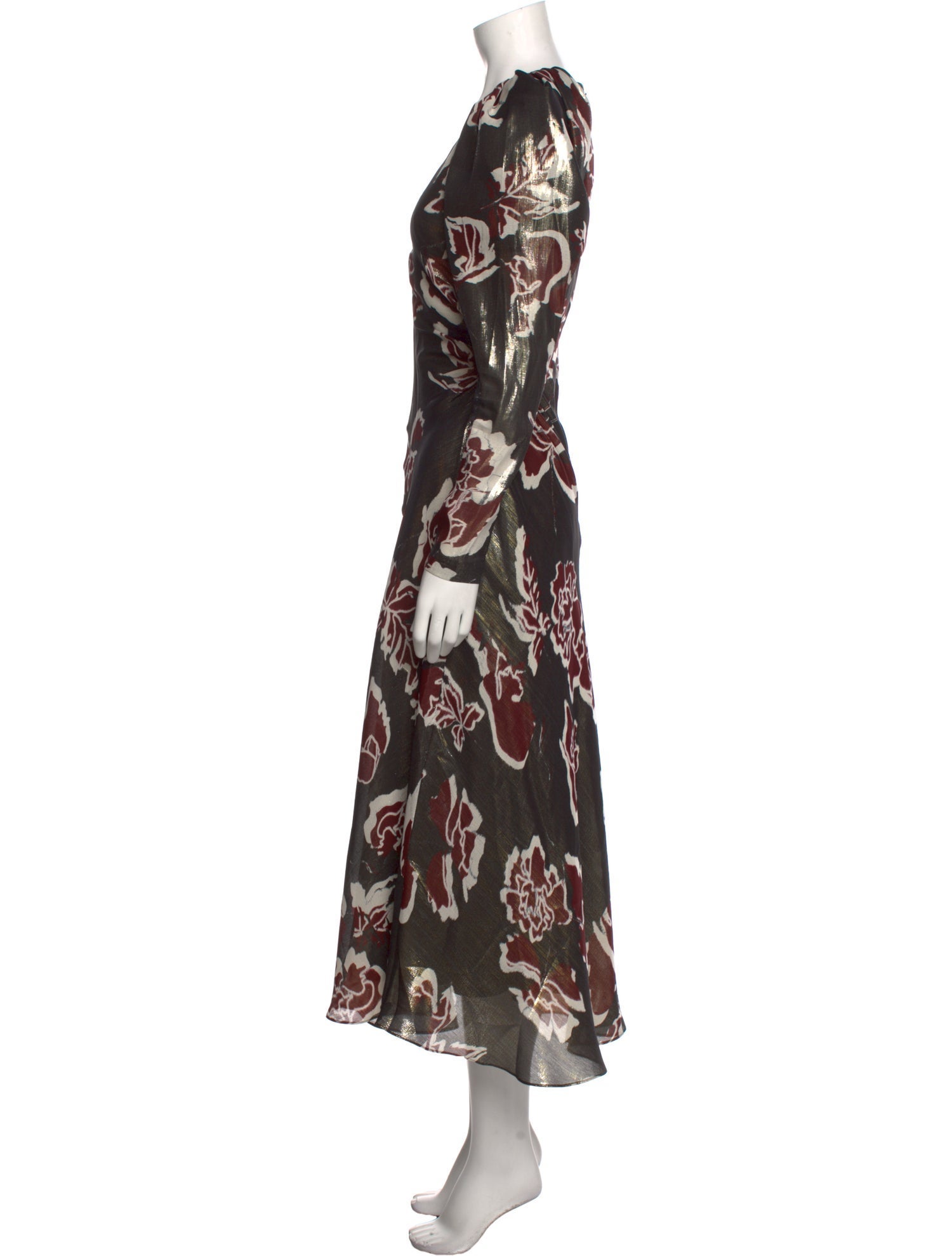 Tanya Taylor Silk Long Dress
