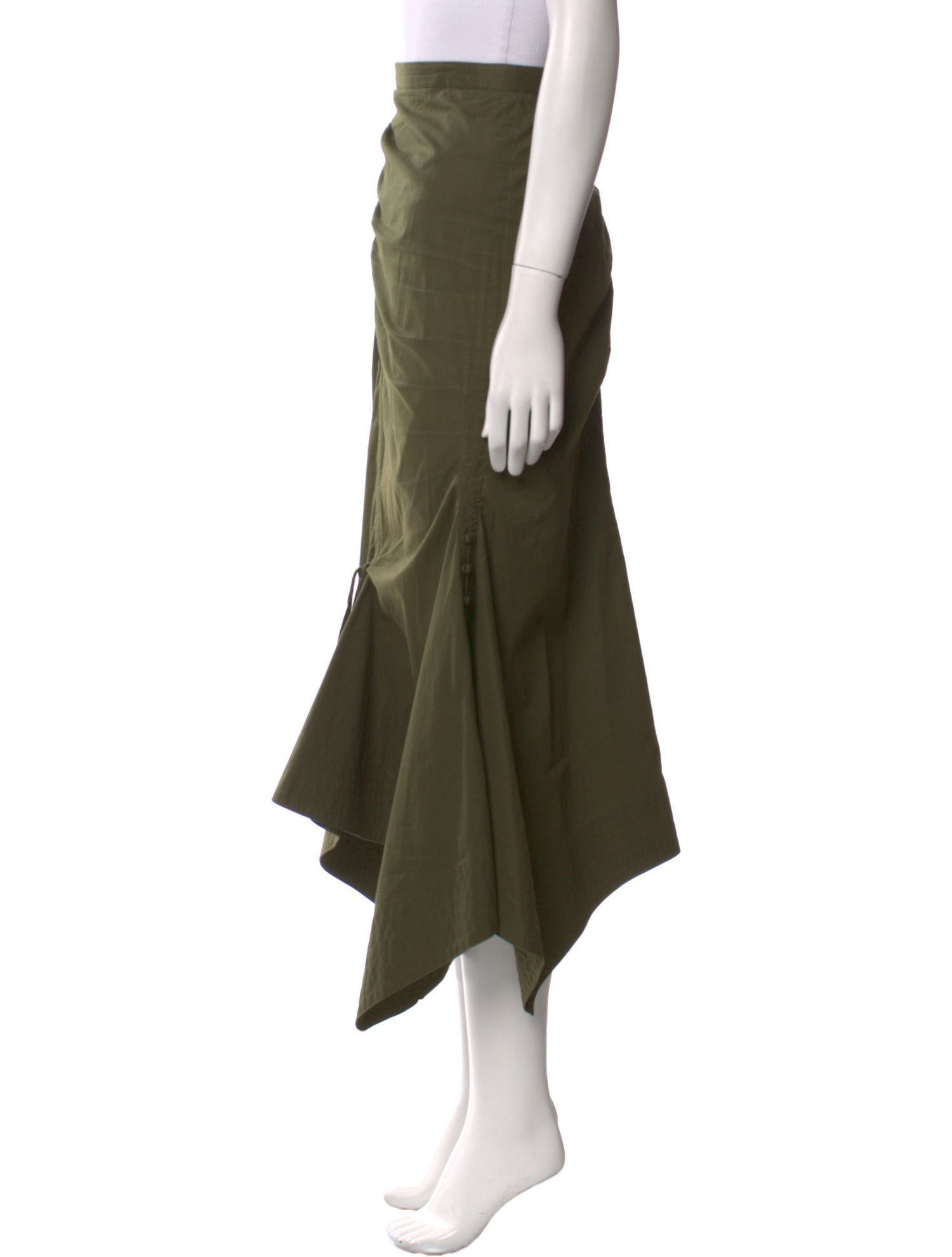 Tanya Taylor Ruffle Embellishment Midi Length Skirt