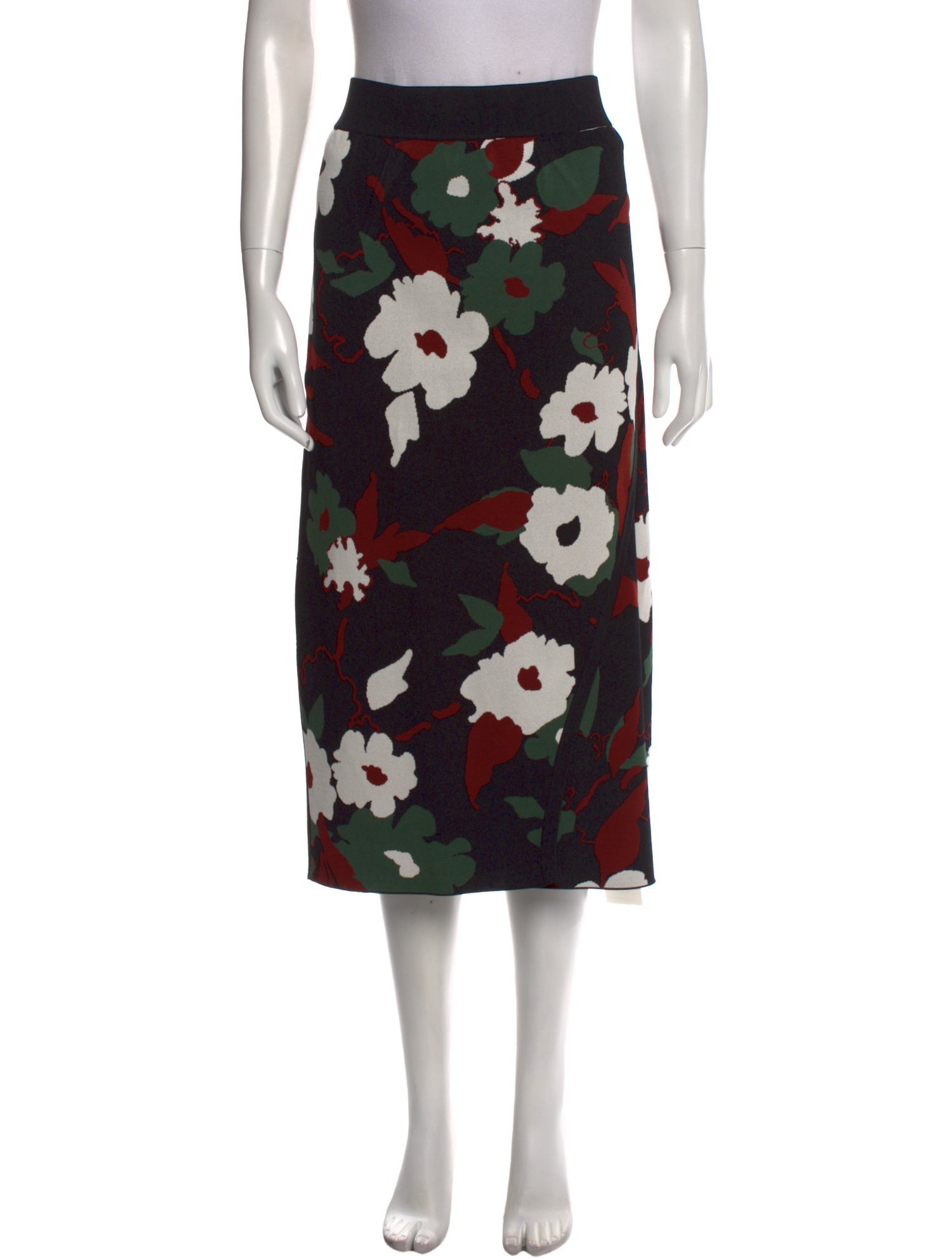 Tanya Taylor Silk Midi Length Skirt