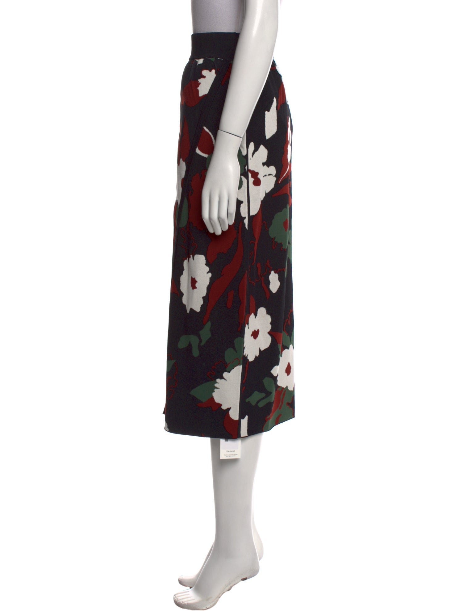 Tanya Taylor Silk Midi Length Skirt