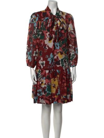 Tanya Taylor Silk Mini Dress
