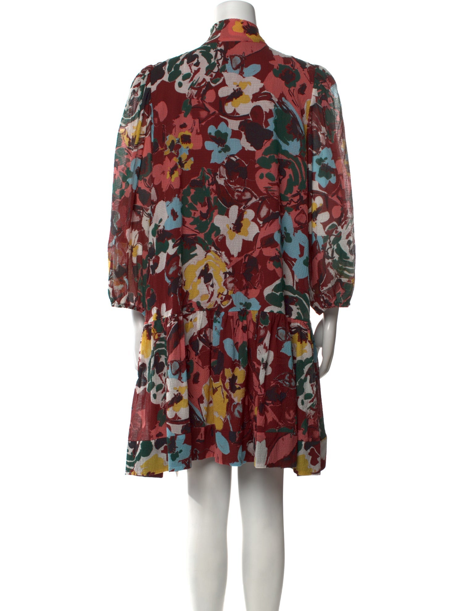 Tanya Taylor Silk Mini Dress