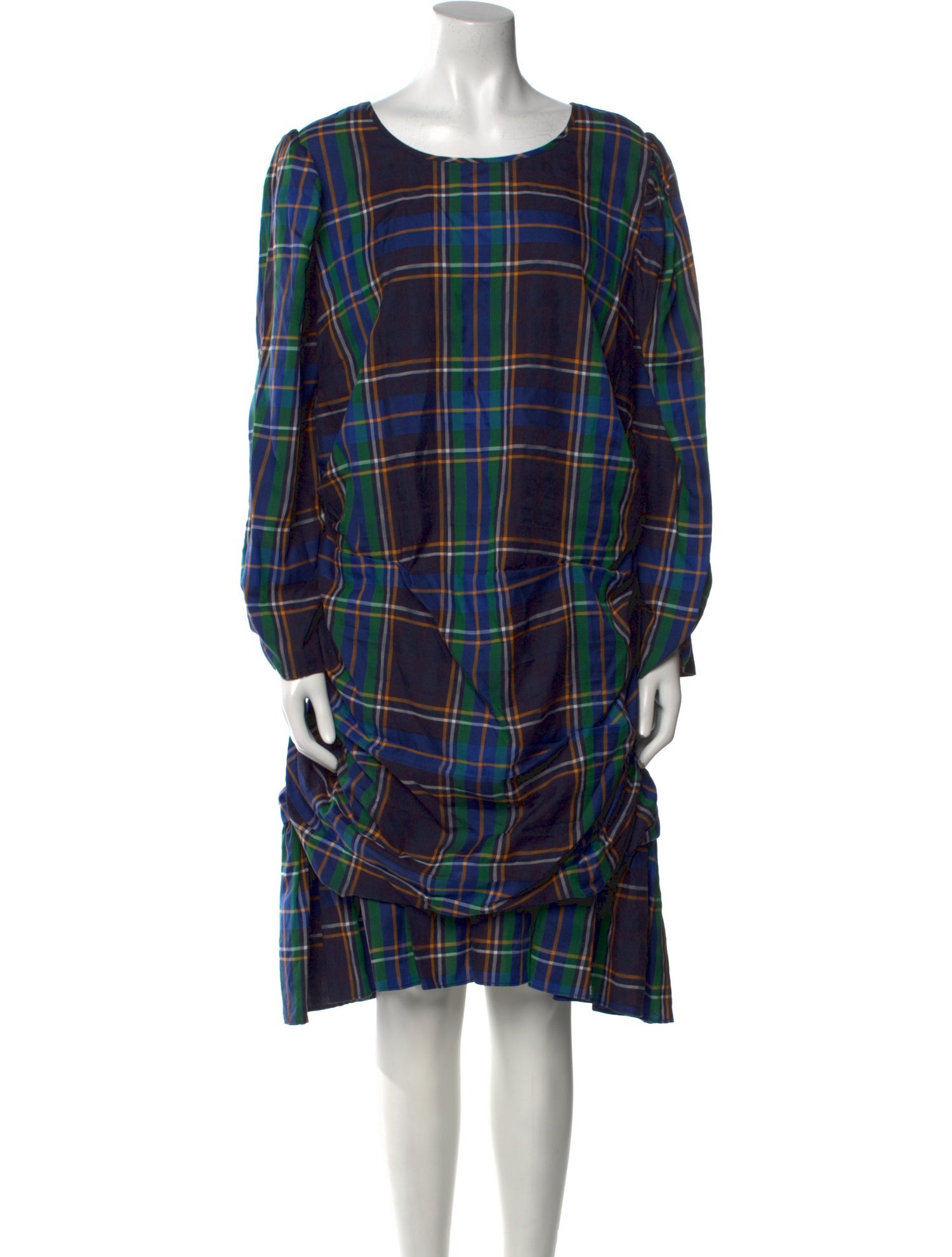 Tanya Taylor Plaid Print Knee-Length Dress w/ Tags