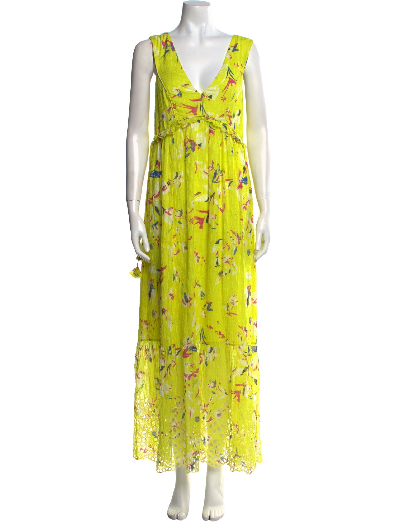 Tanya Taylor Silk Long Dress