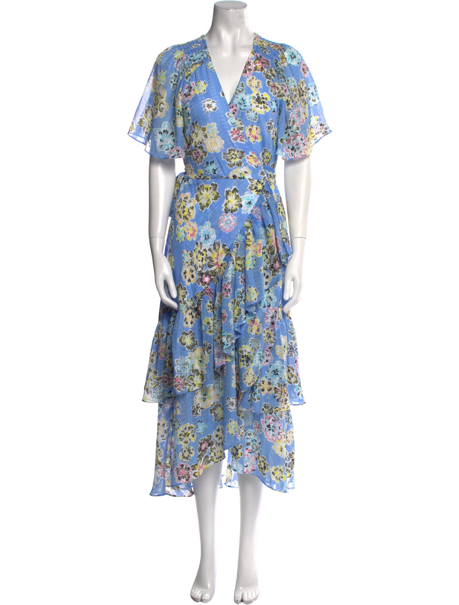 Tanya Taylor Floral Print Long Dress w/ Tags