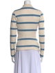 Tanya Taylor Striped Long Sleeve Button-Up Top