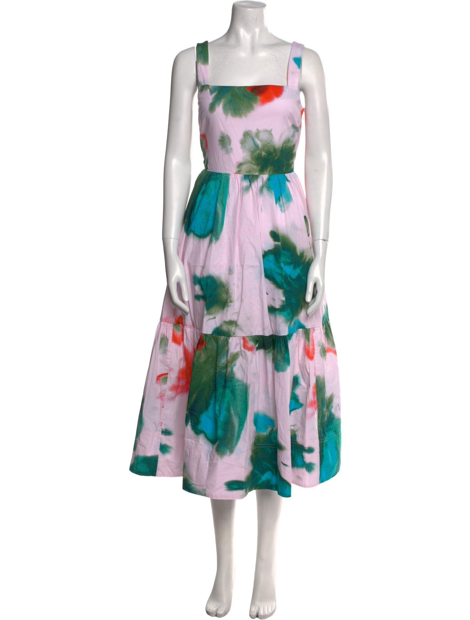 Tanya Taylor Printed Long Dress