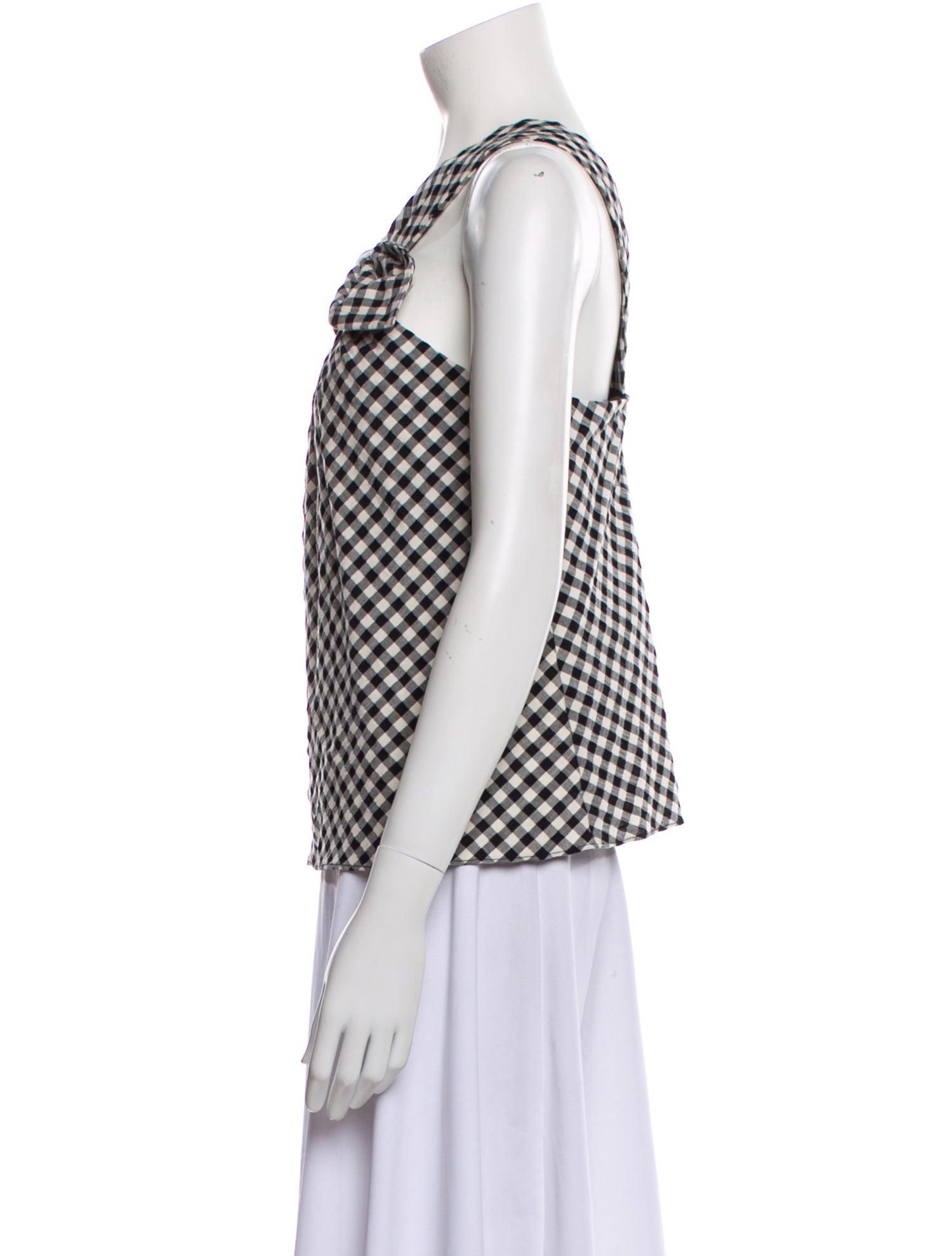 Tanya Taylor Printed V-Neck Blouse w/ Tags