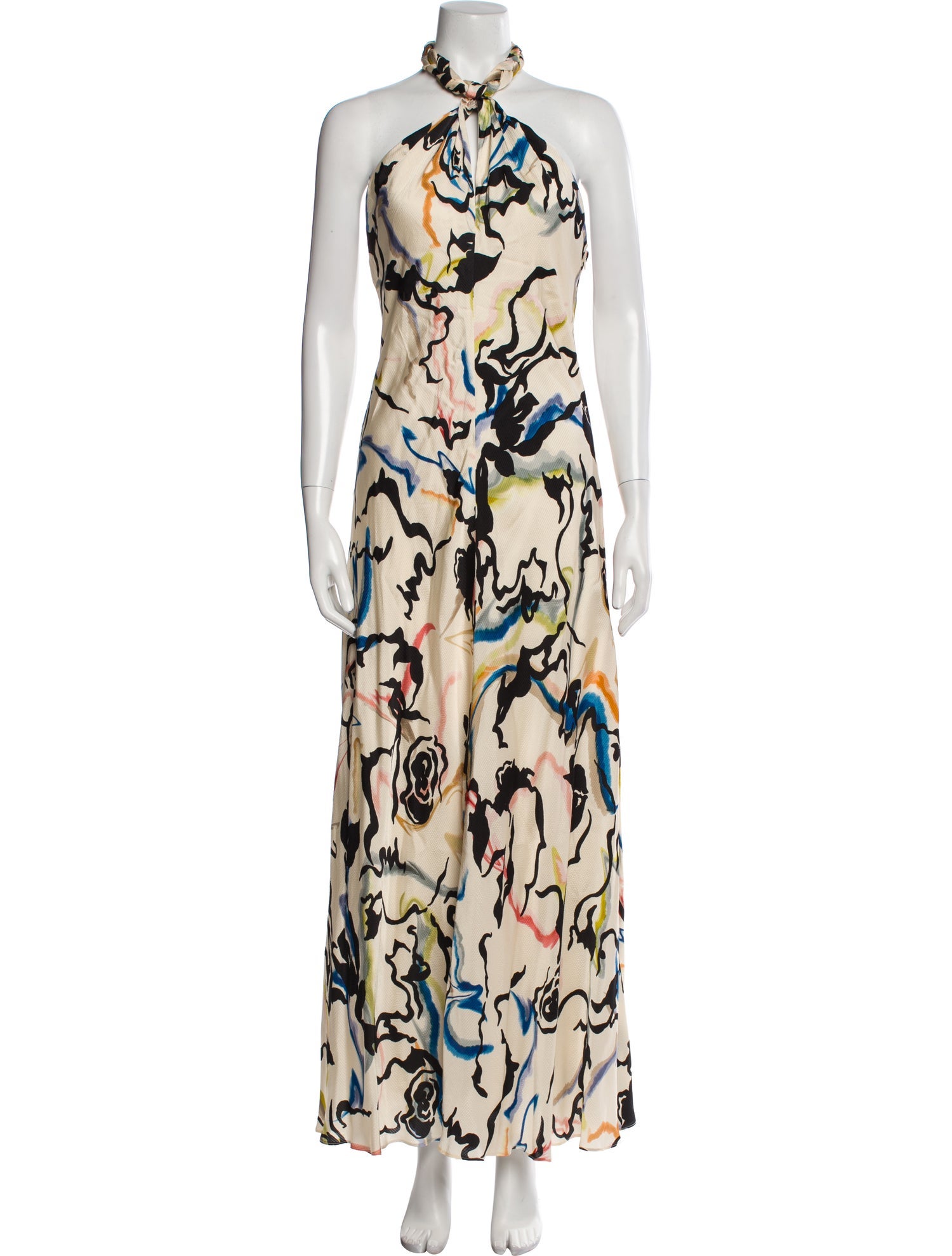 Tanya Taylor Printed Long Dress