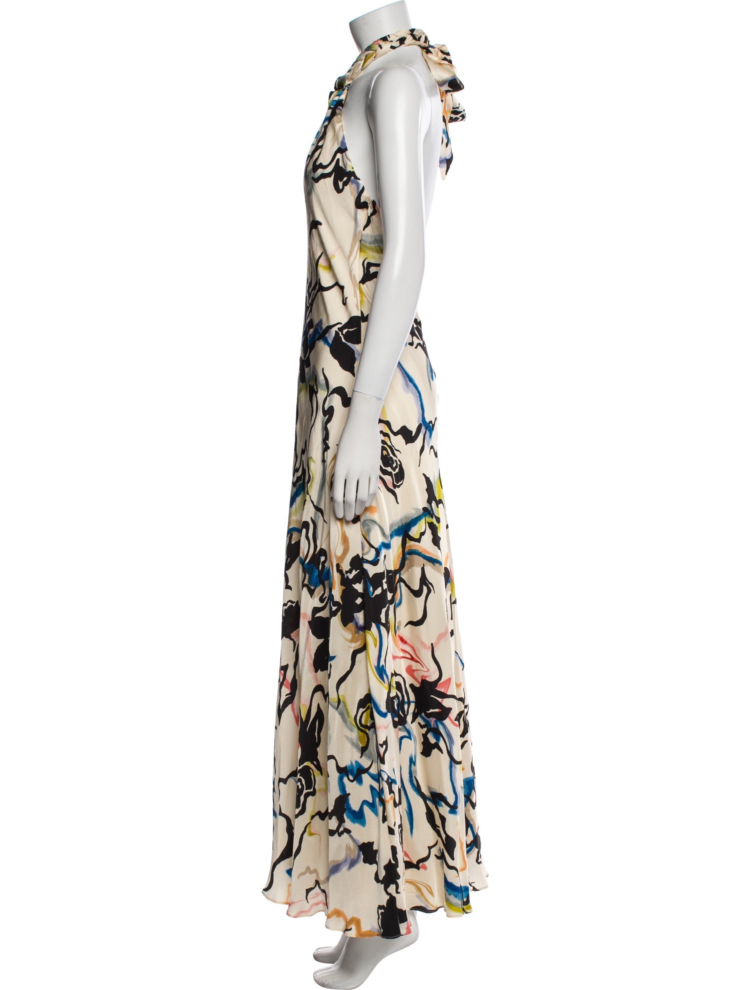 Tanya Taylor Printed Long Dress