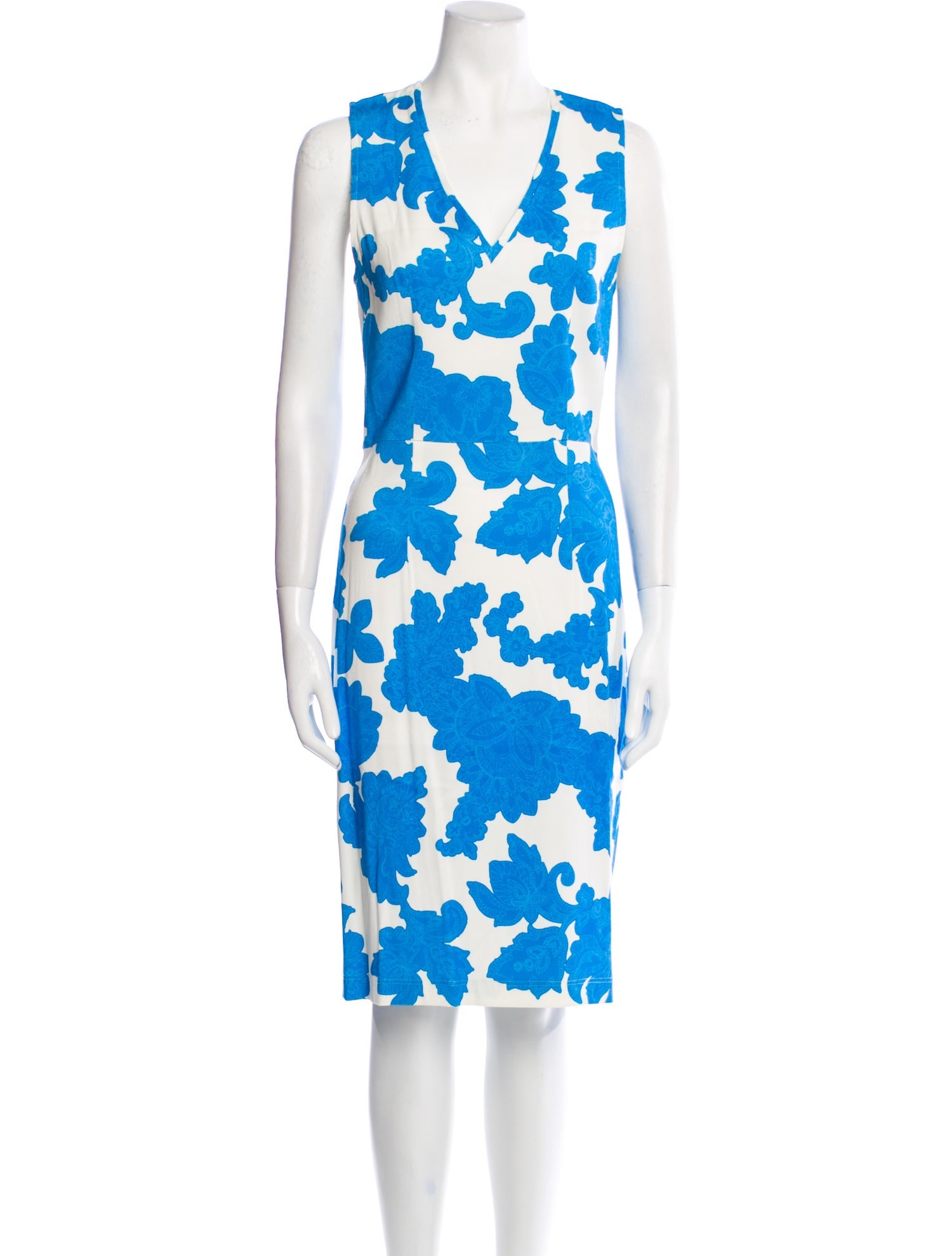 Tanya Taylor Floral Print Midi Length Dress