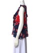 Tanya Taylor Silk Floral Print Blouse
