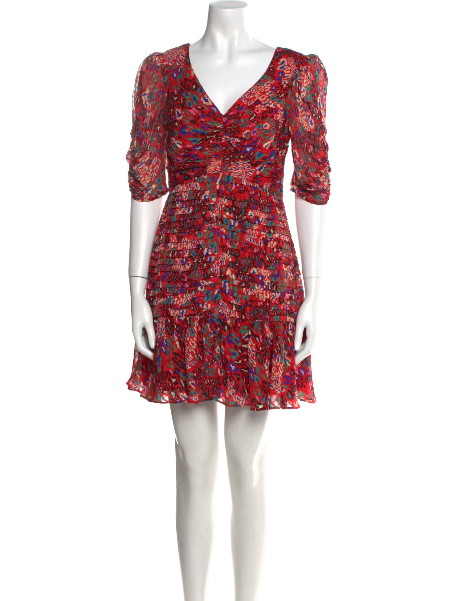 Tanya Taylor Silk Mini Dress