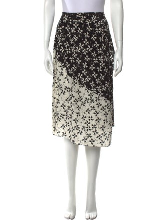 Tanya Taylor Printed Midi Length Skirt