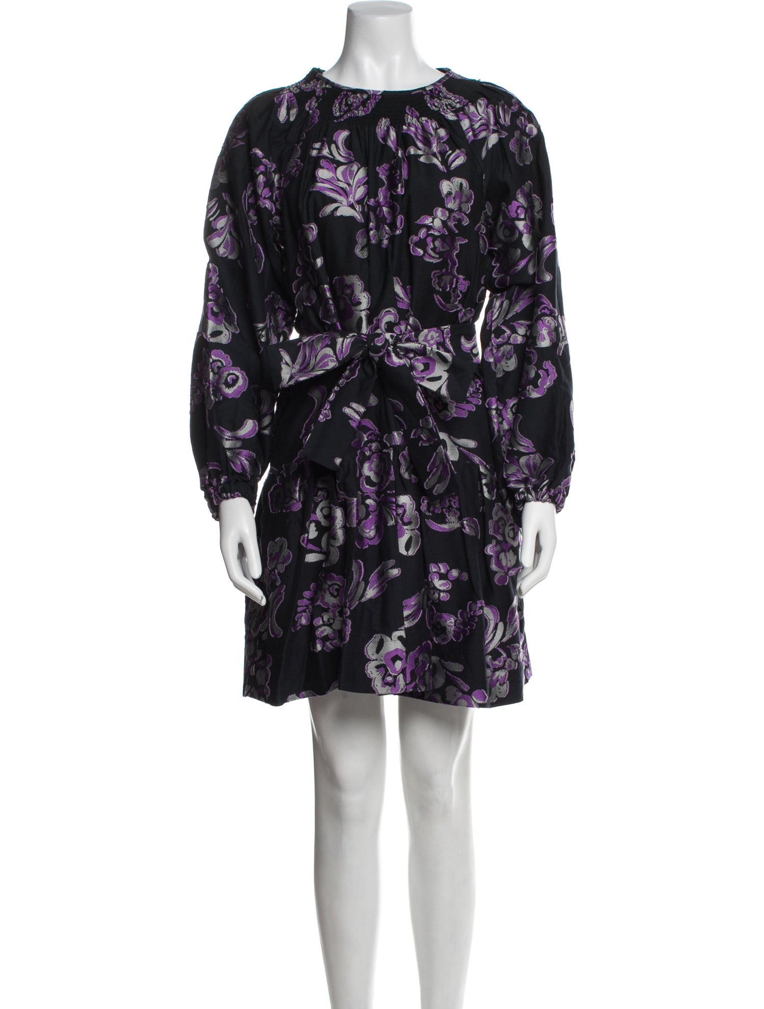 Tanya Taylor Floral Print Mini Dress