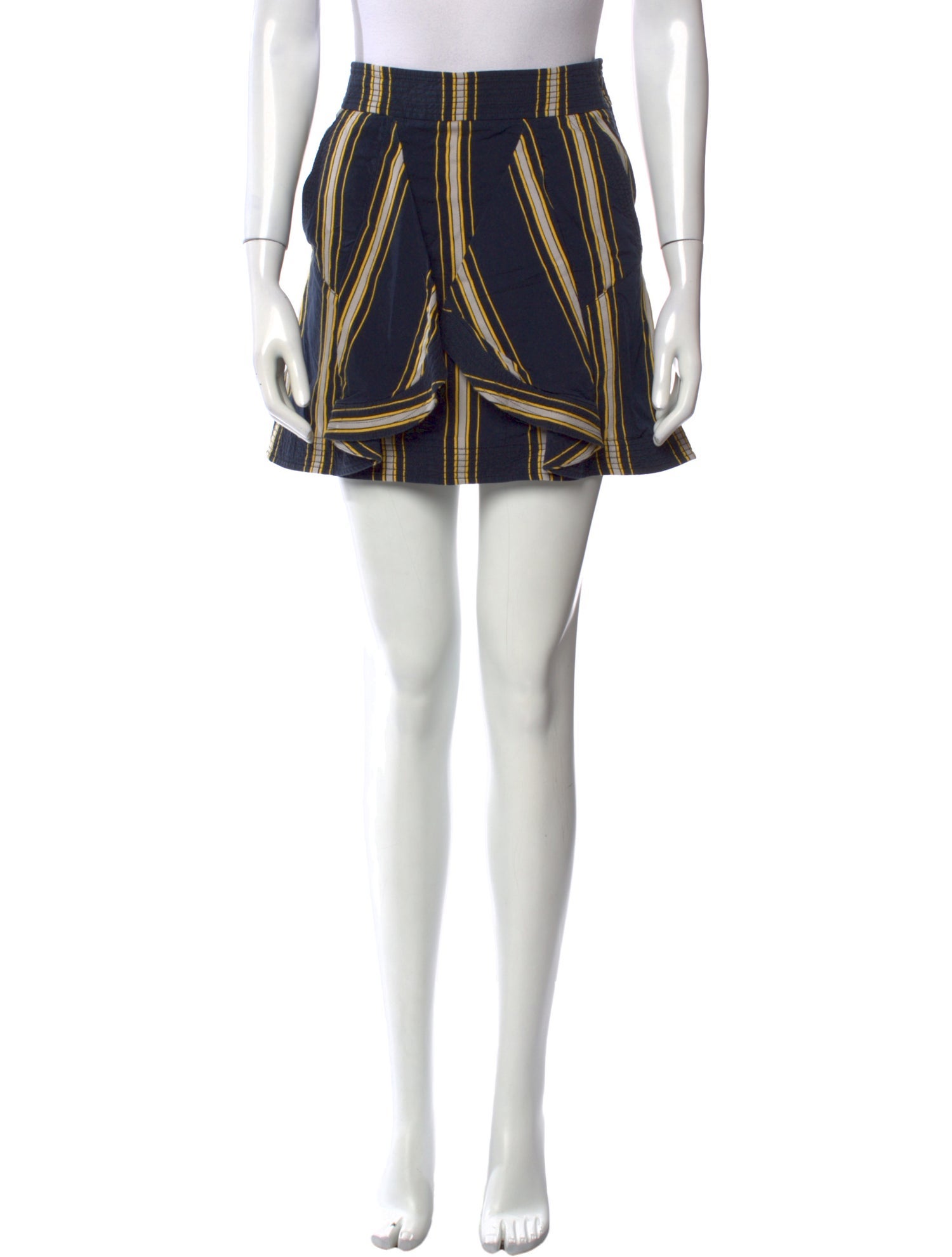 Tanya Taylor Striped Mini Skirt