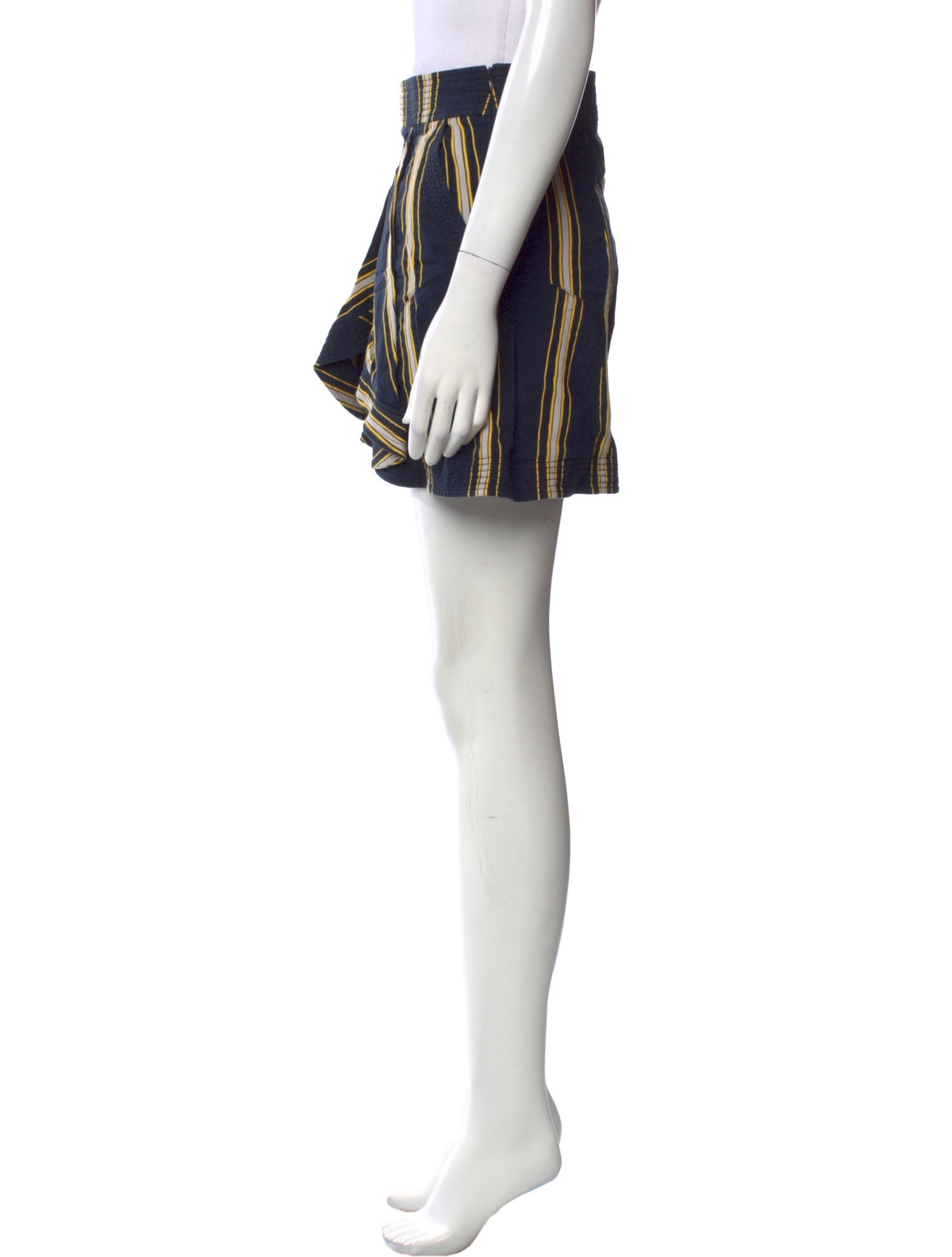 Tanya Taylor Striped Mini Skirt