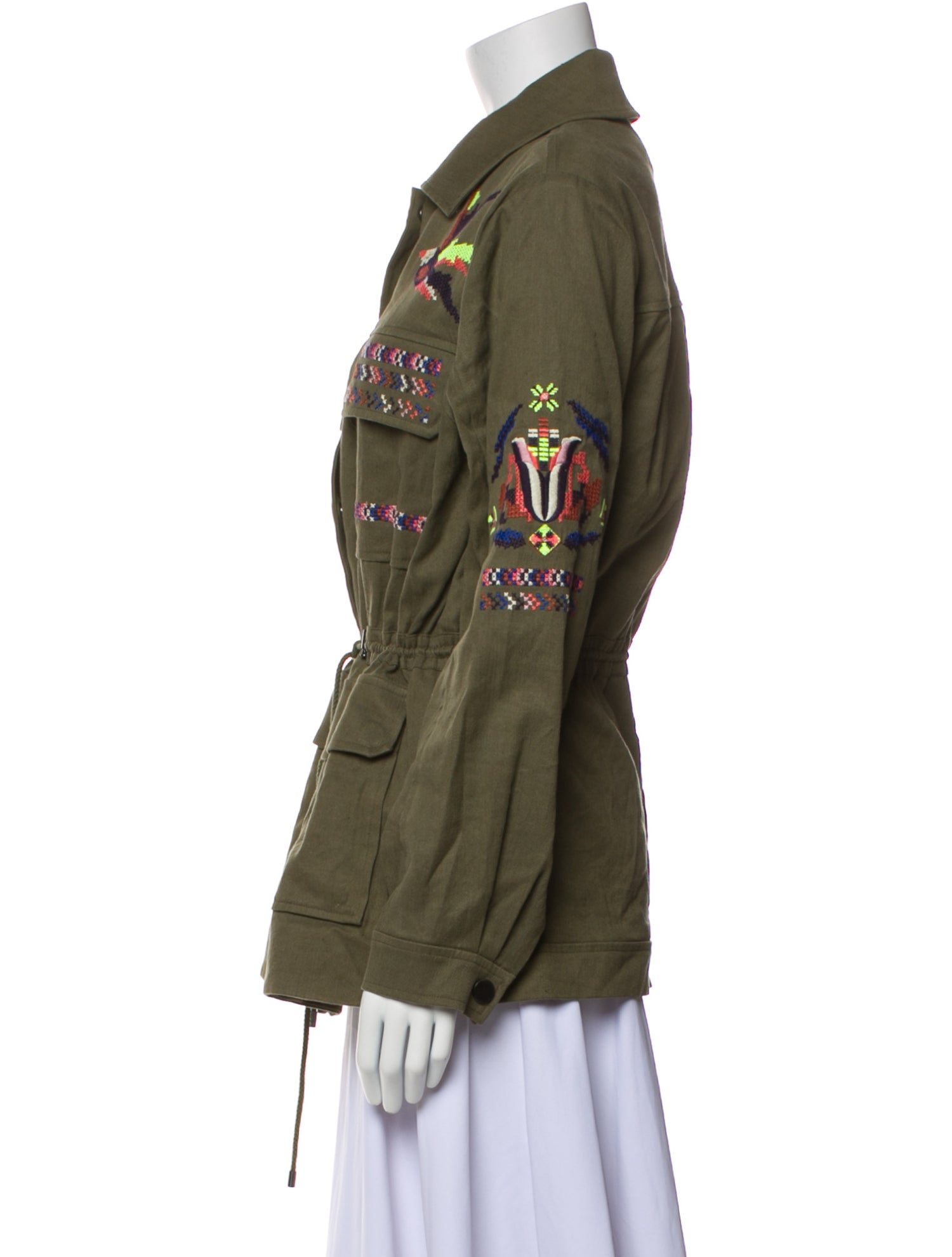 Tanya Taylor Linen Utility Jacket