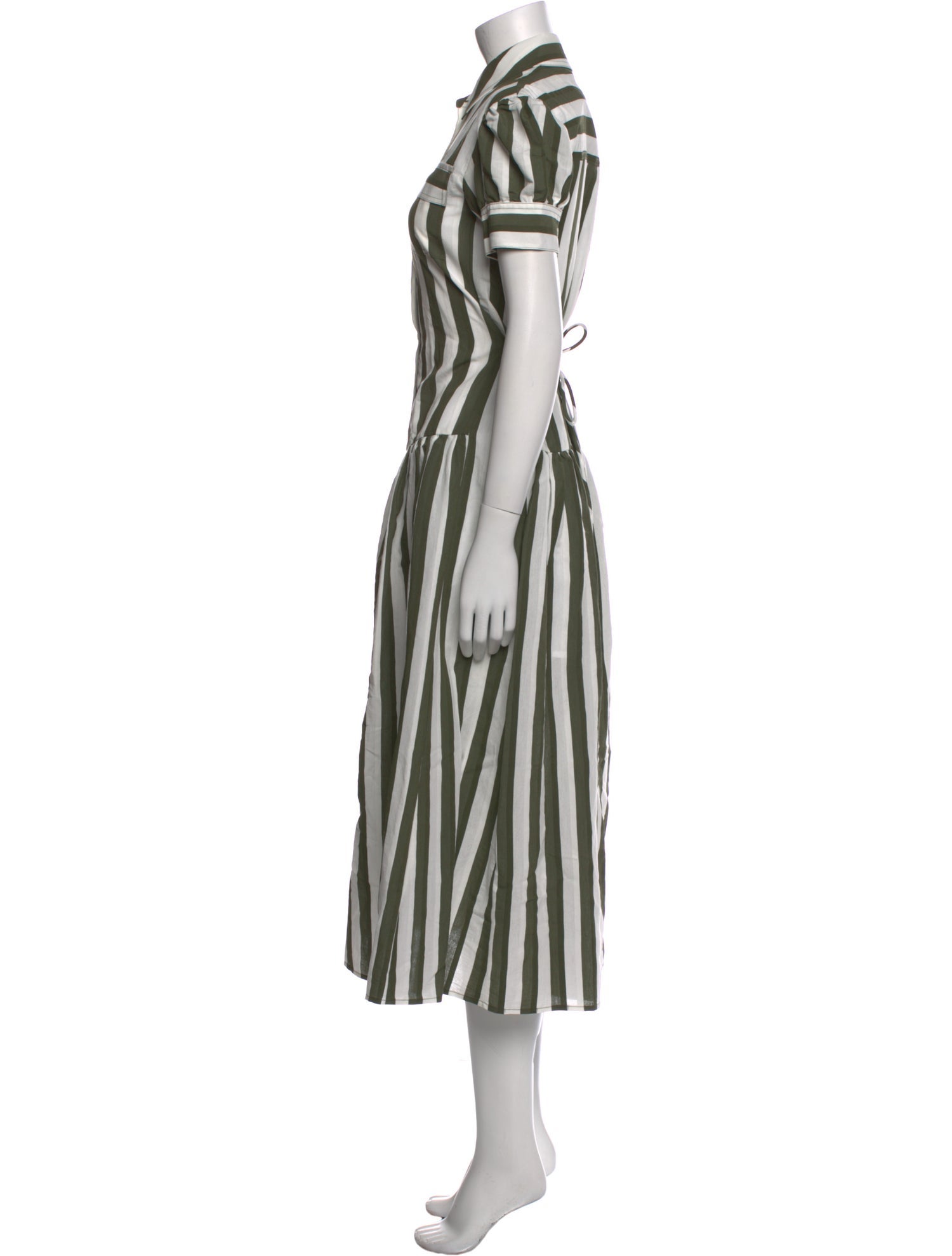 Tanya Taylor Striped Long Dress