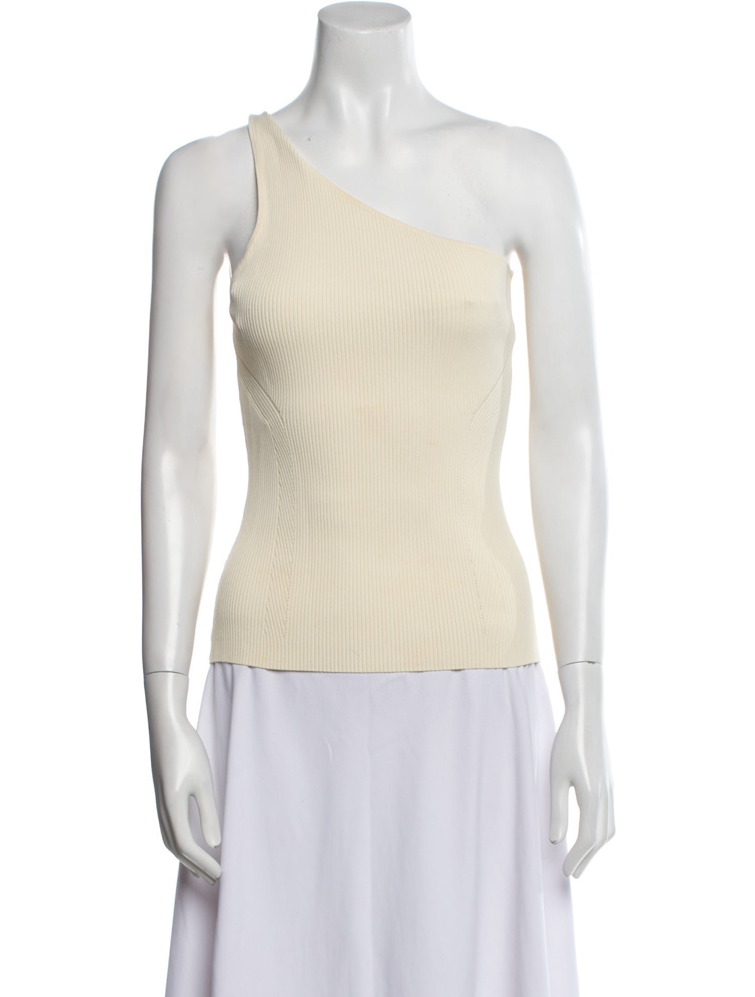Tanya Taylor One-Shoulder Sleeveless Top