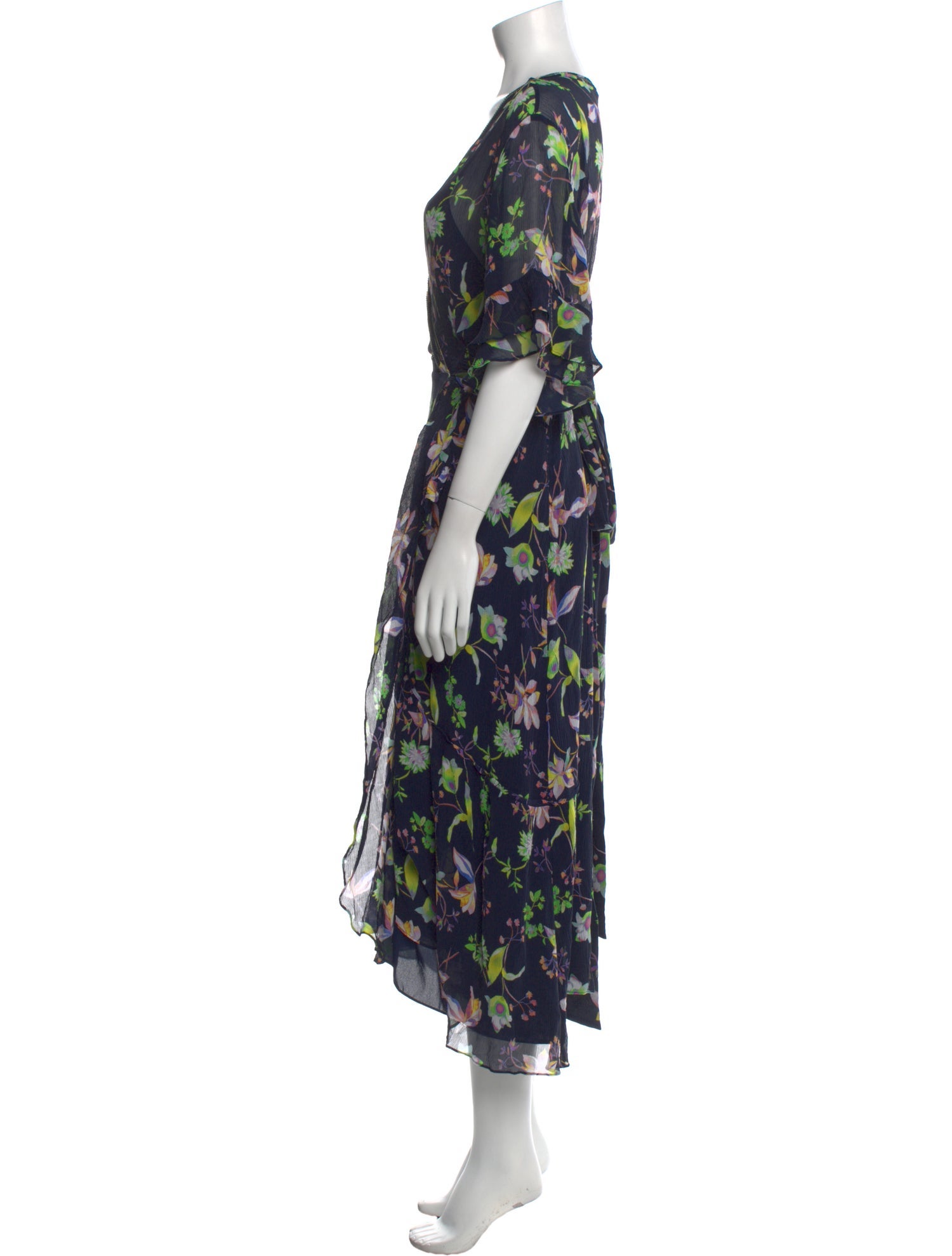 Tanya Taylor Silk Long Dress