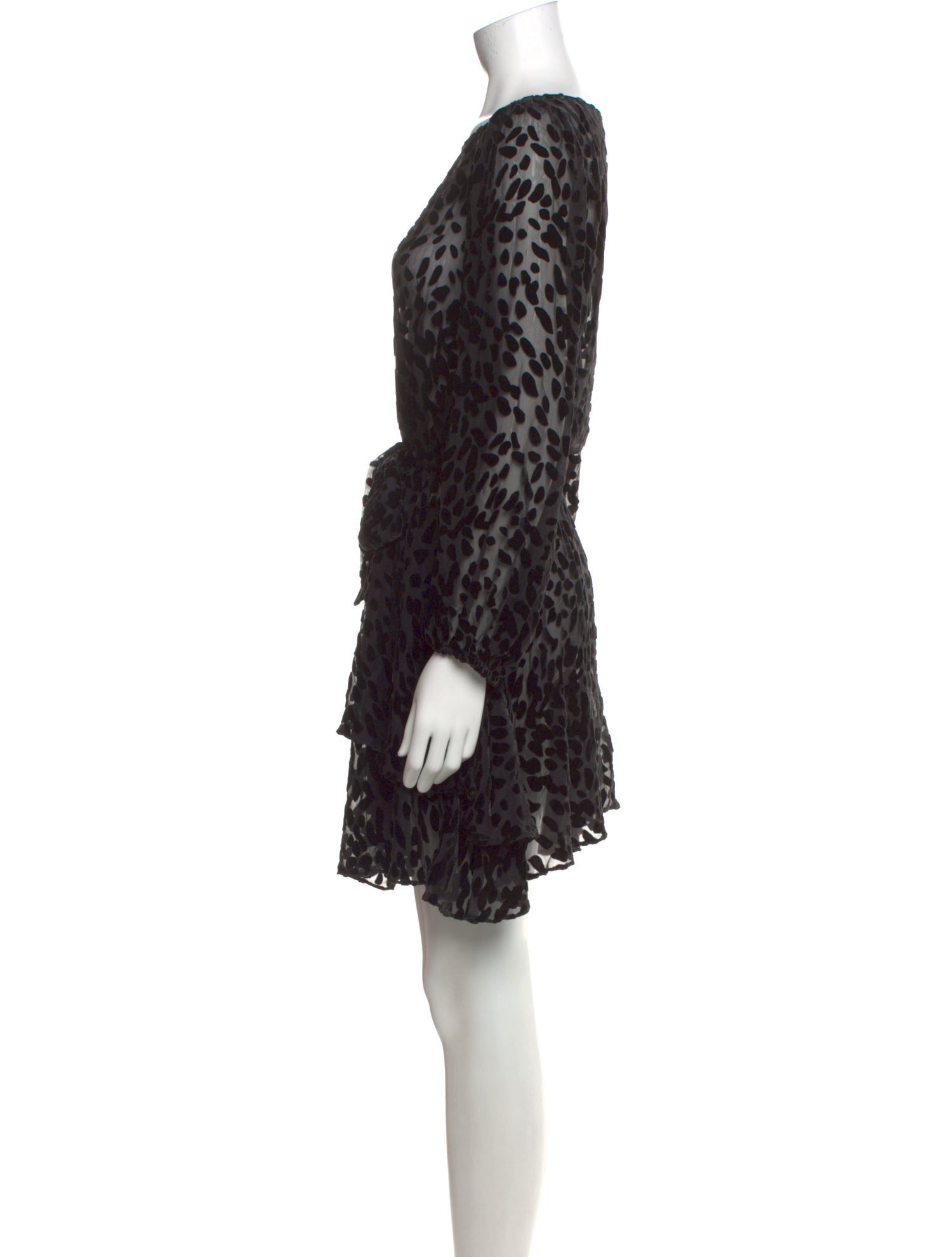 Tanya Taylor Animal Print Mini Dress