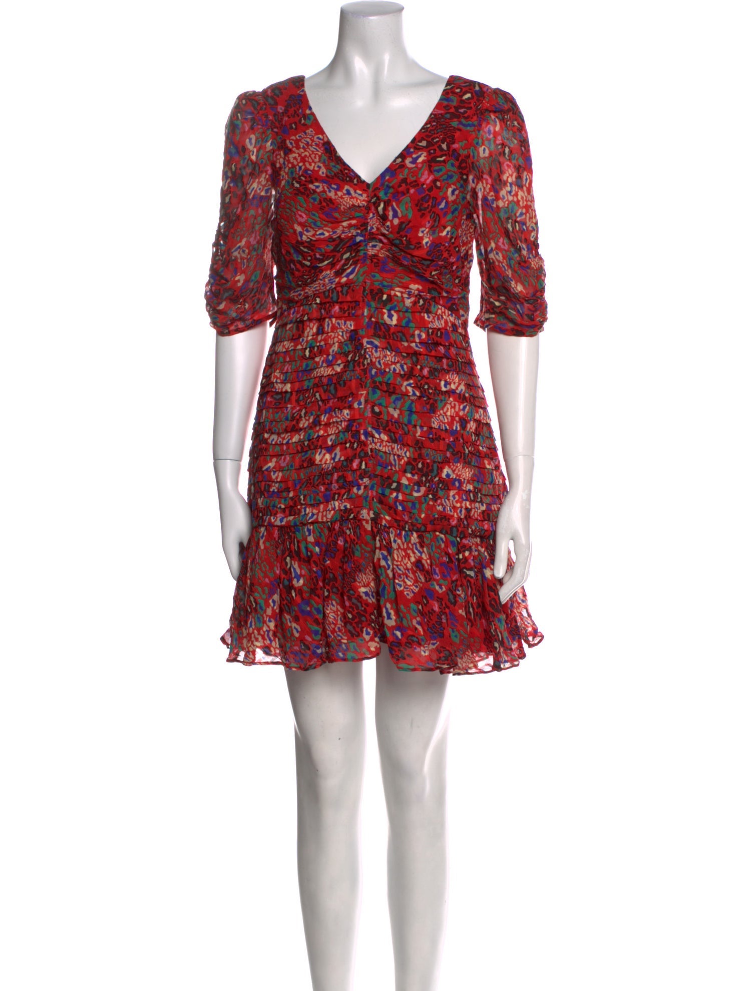 Tanya Taylor Silk Mini Dress