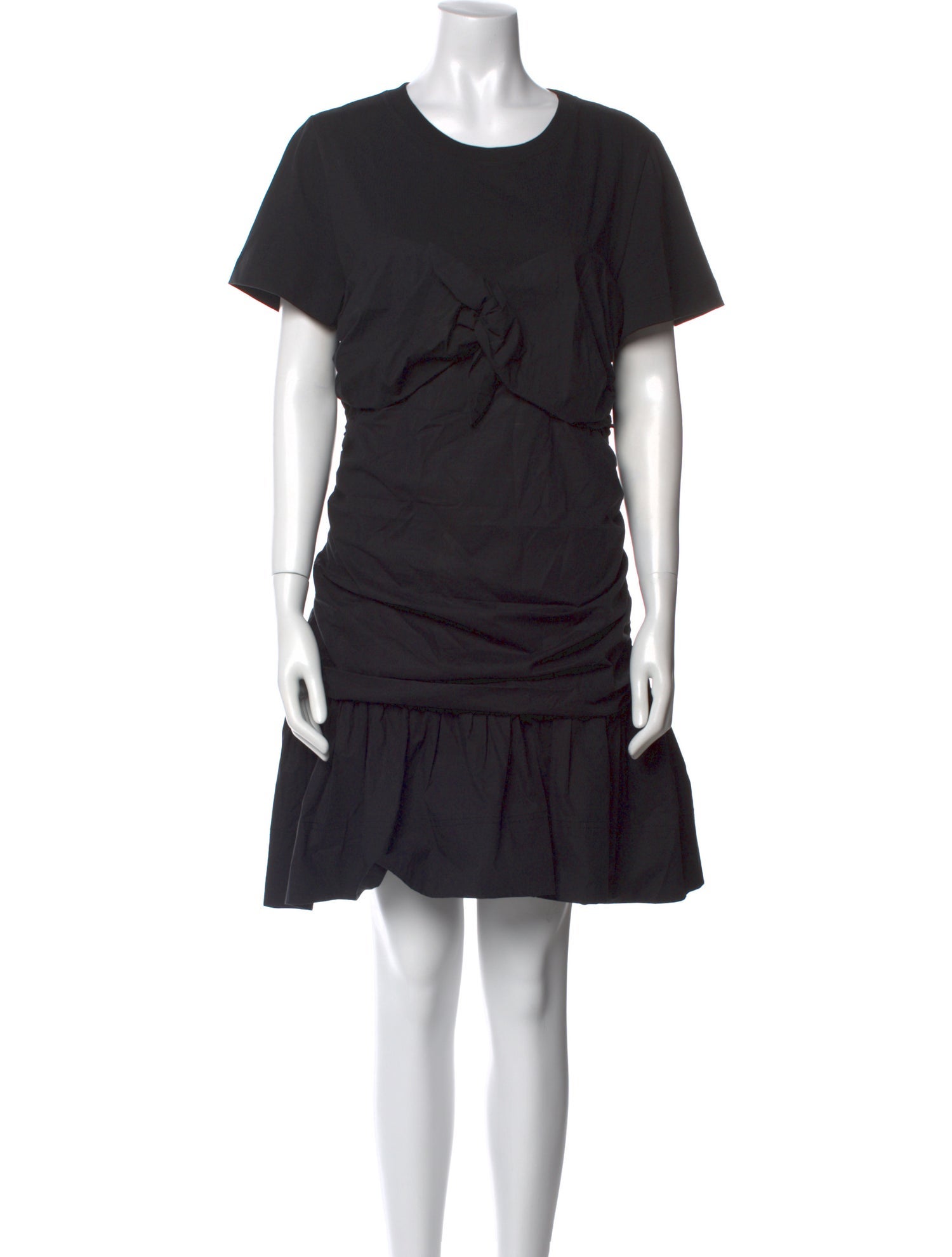 Tanya Taylor Crew Neck Mini Dress
