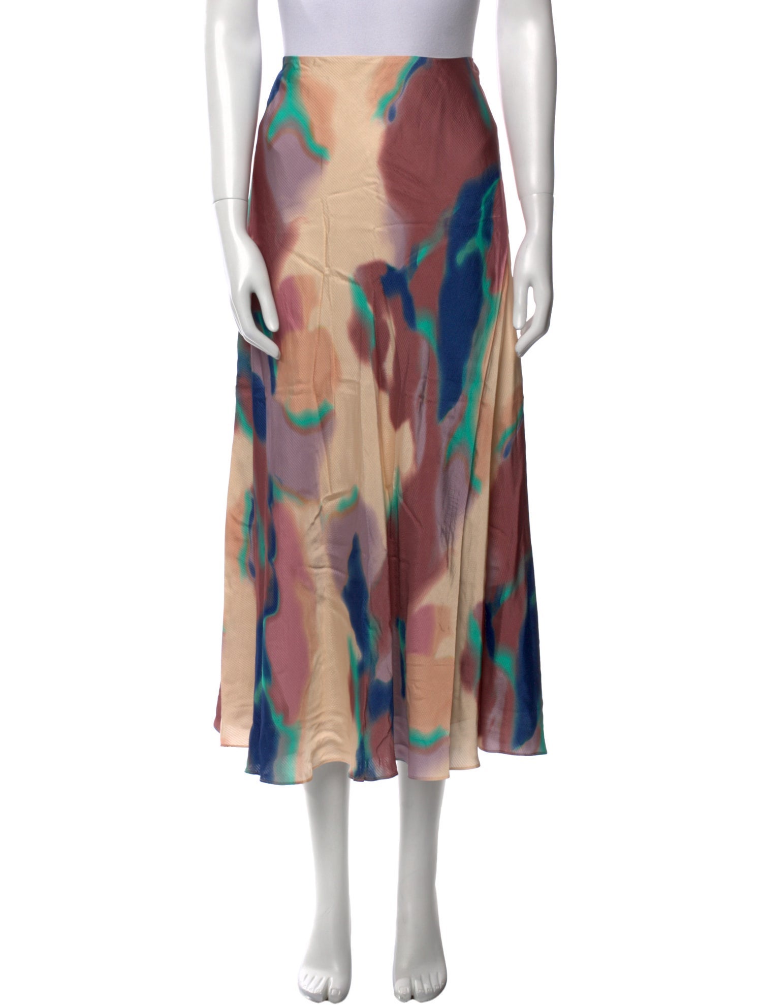 Tanya Taylor Printed Midi Length Skirt