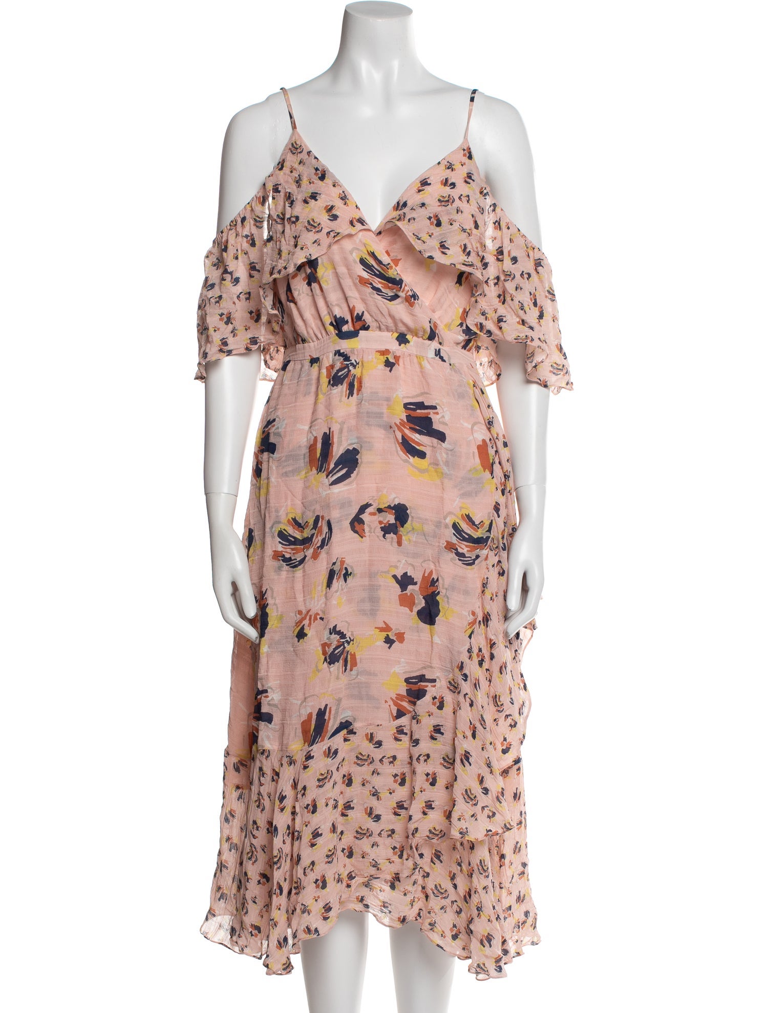 Tanya Taylor Silk Midi Length Dress