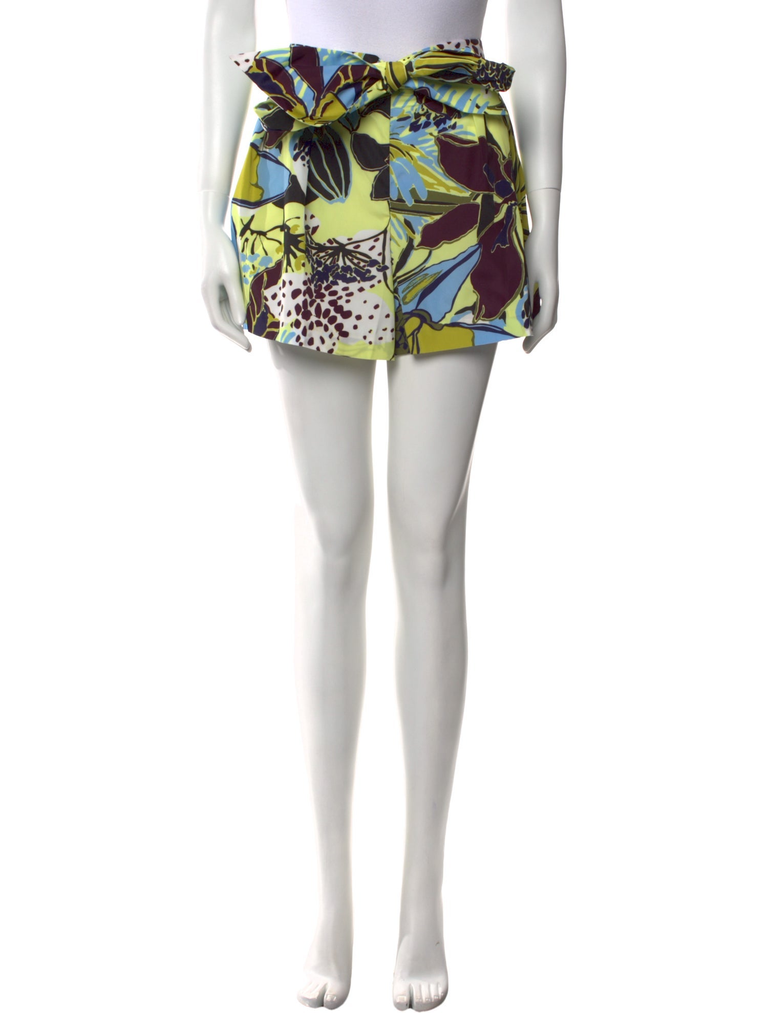 Tanya Taylor Printed Mini Shorts
