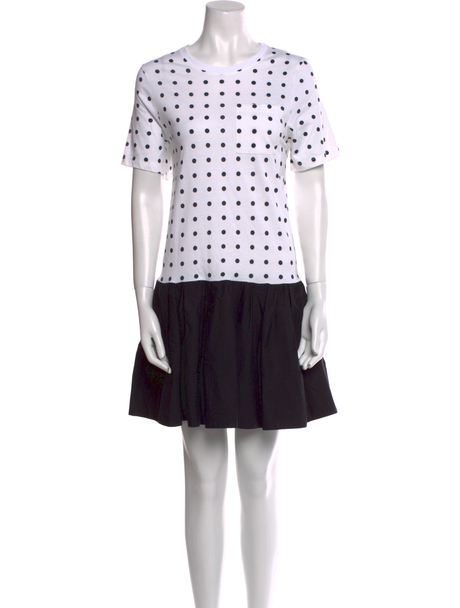 Tanya Taylor Polka Dot Print Mini Dress