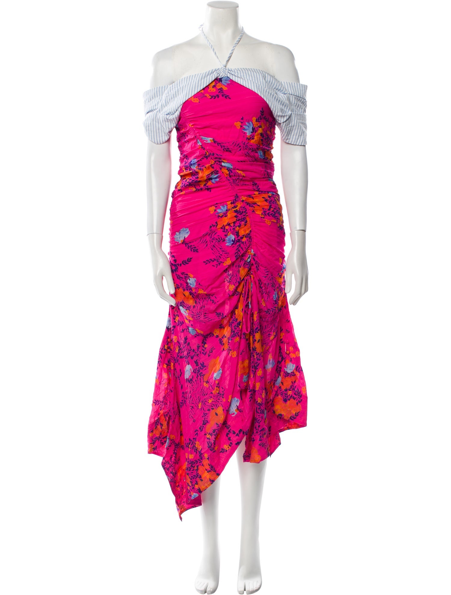 Tanya Taylor Silk Knee-Length Dress
