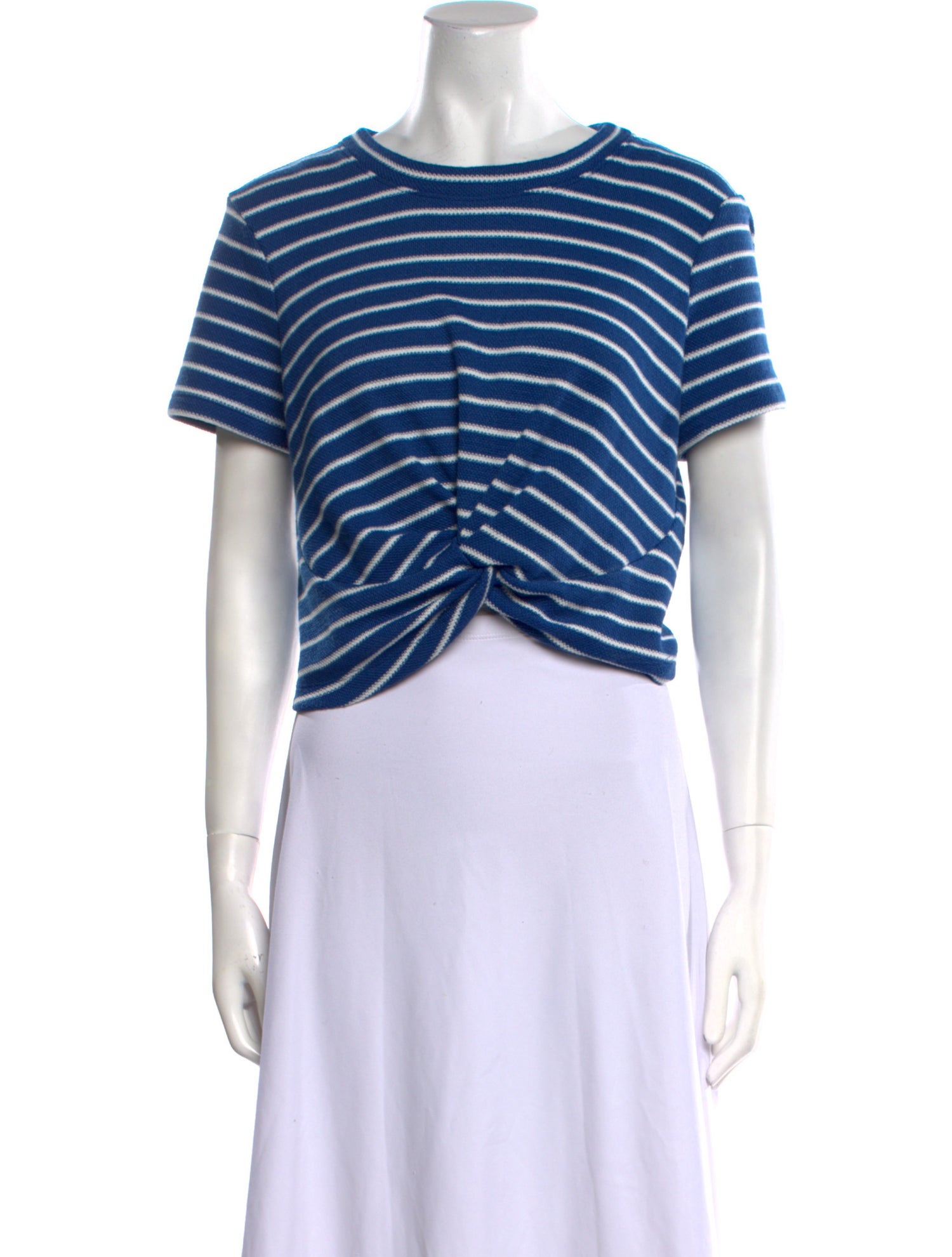 Tanya Taylor Striped Crew Neck Sweater