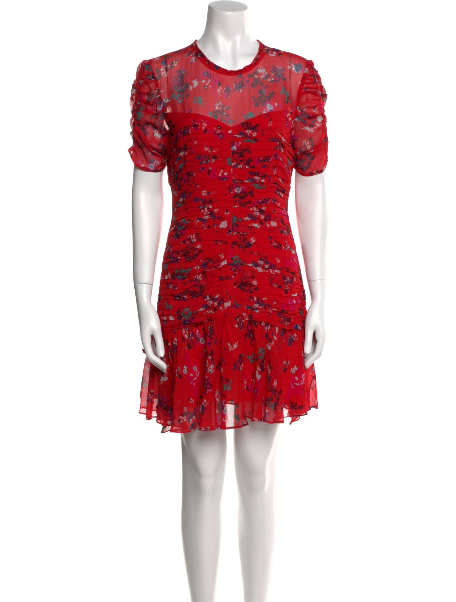 Tanya Taylor Silk Mini Dress