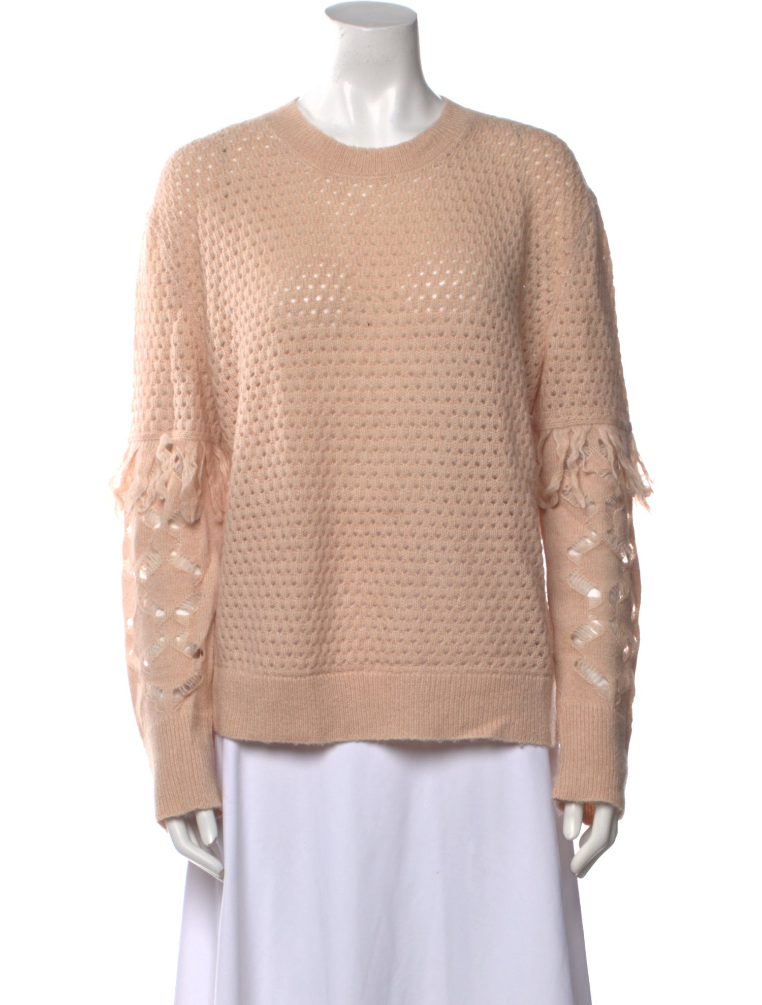 Tanya Taylor Alpaca Crew Neck Sweater